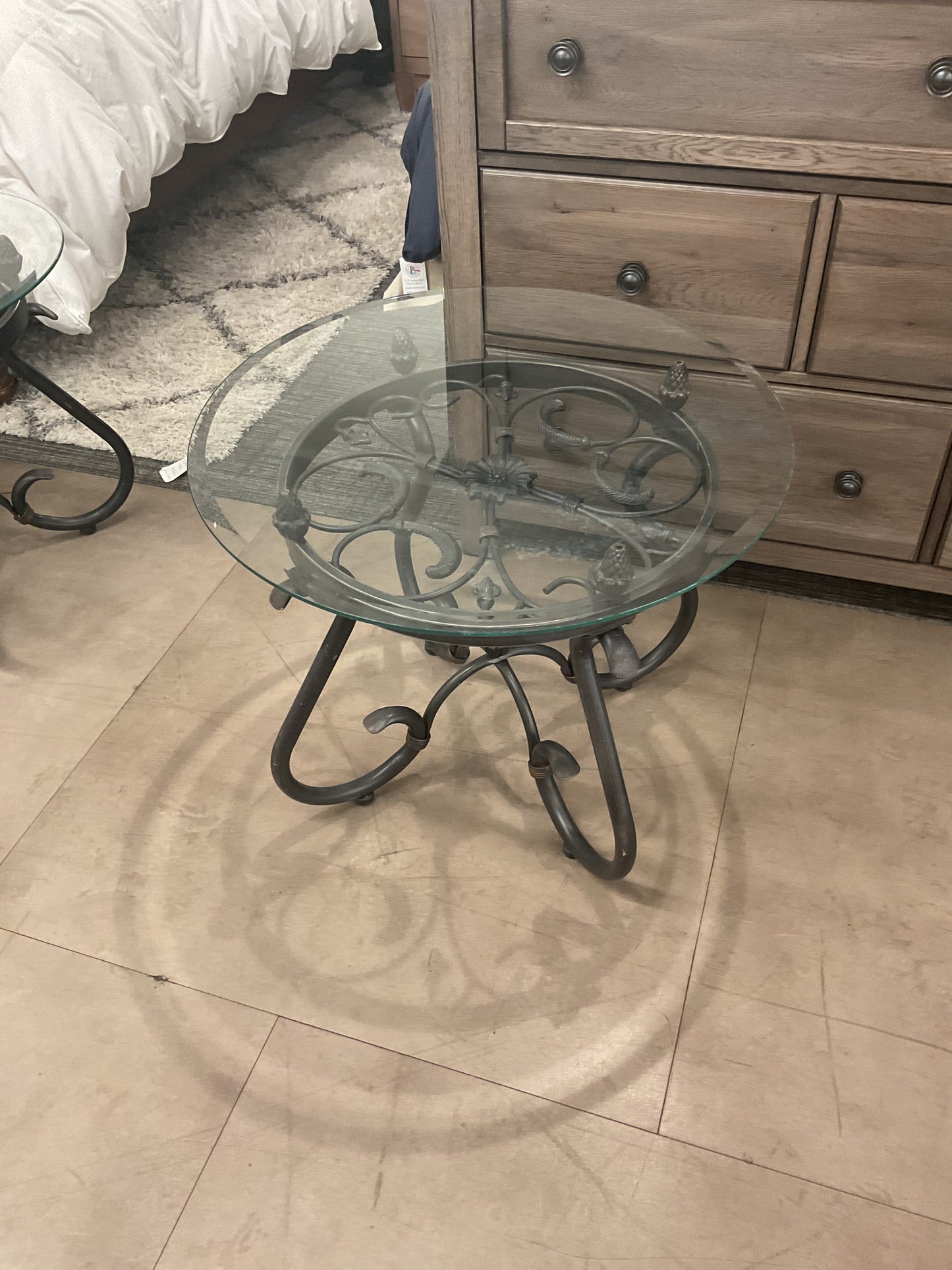 Iron Side Table