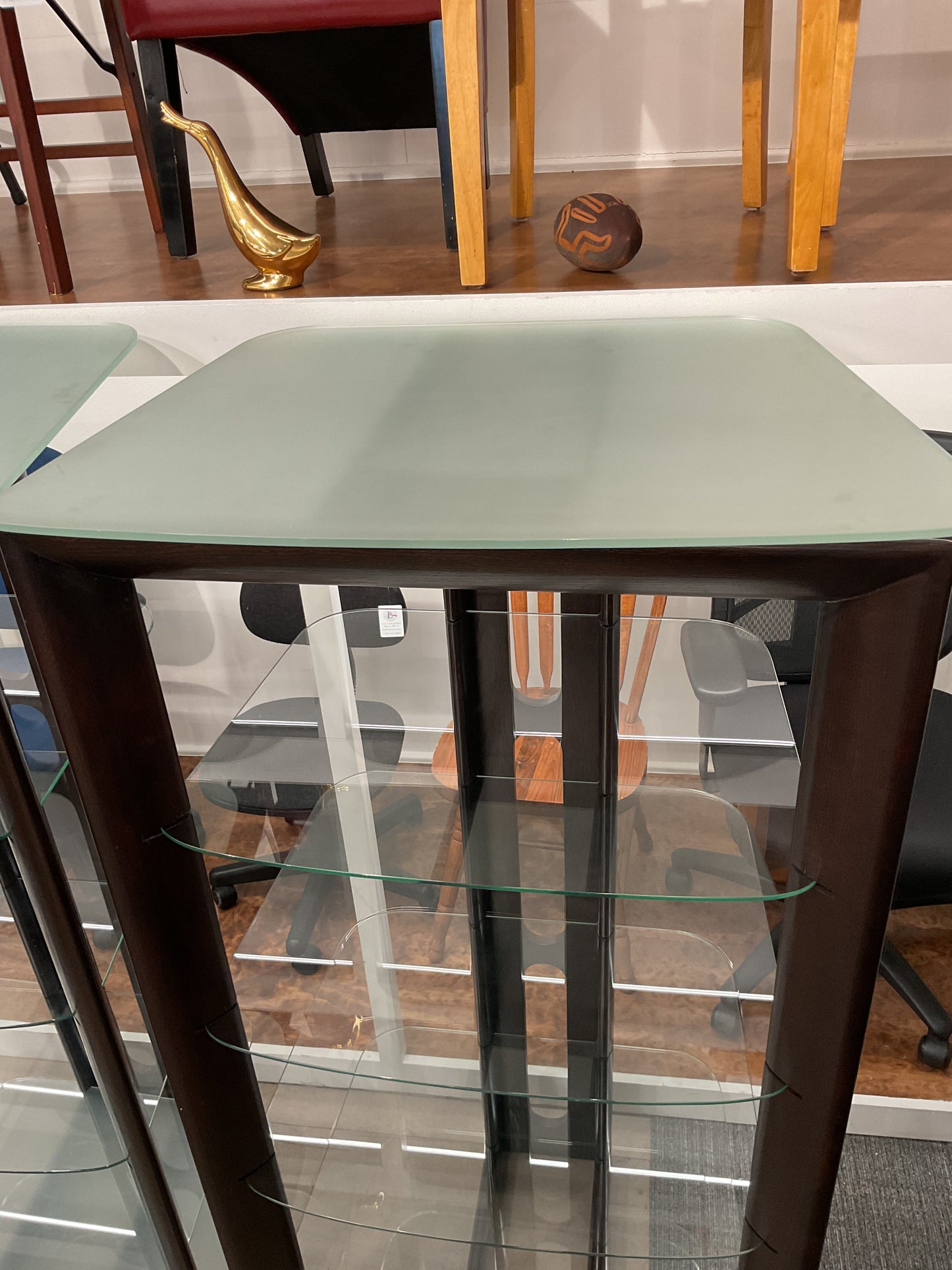 Glass Shelving Unit
