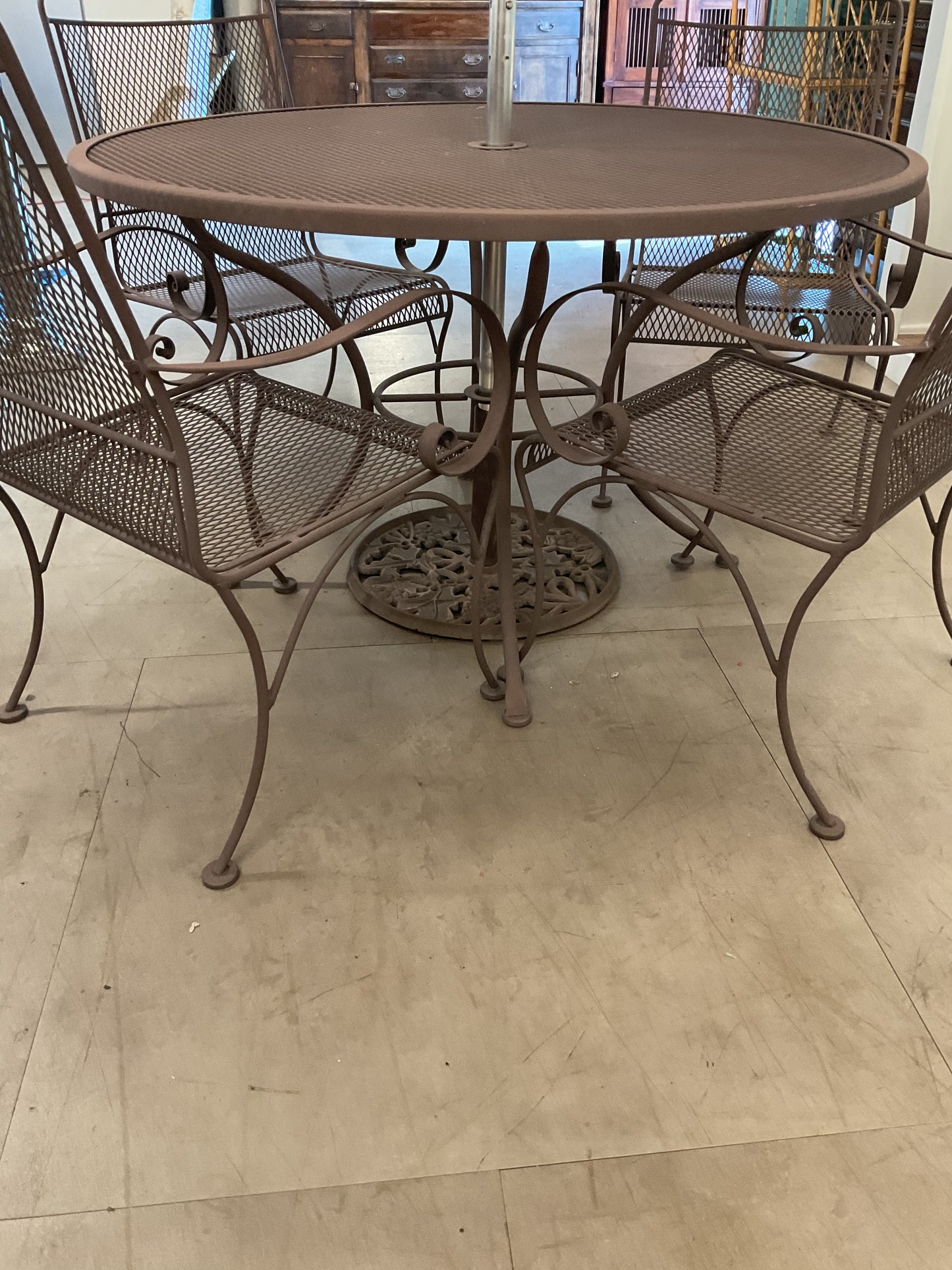 Burnt Lilac Patio Set