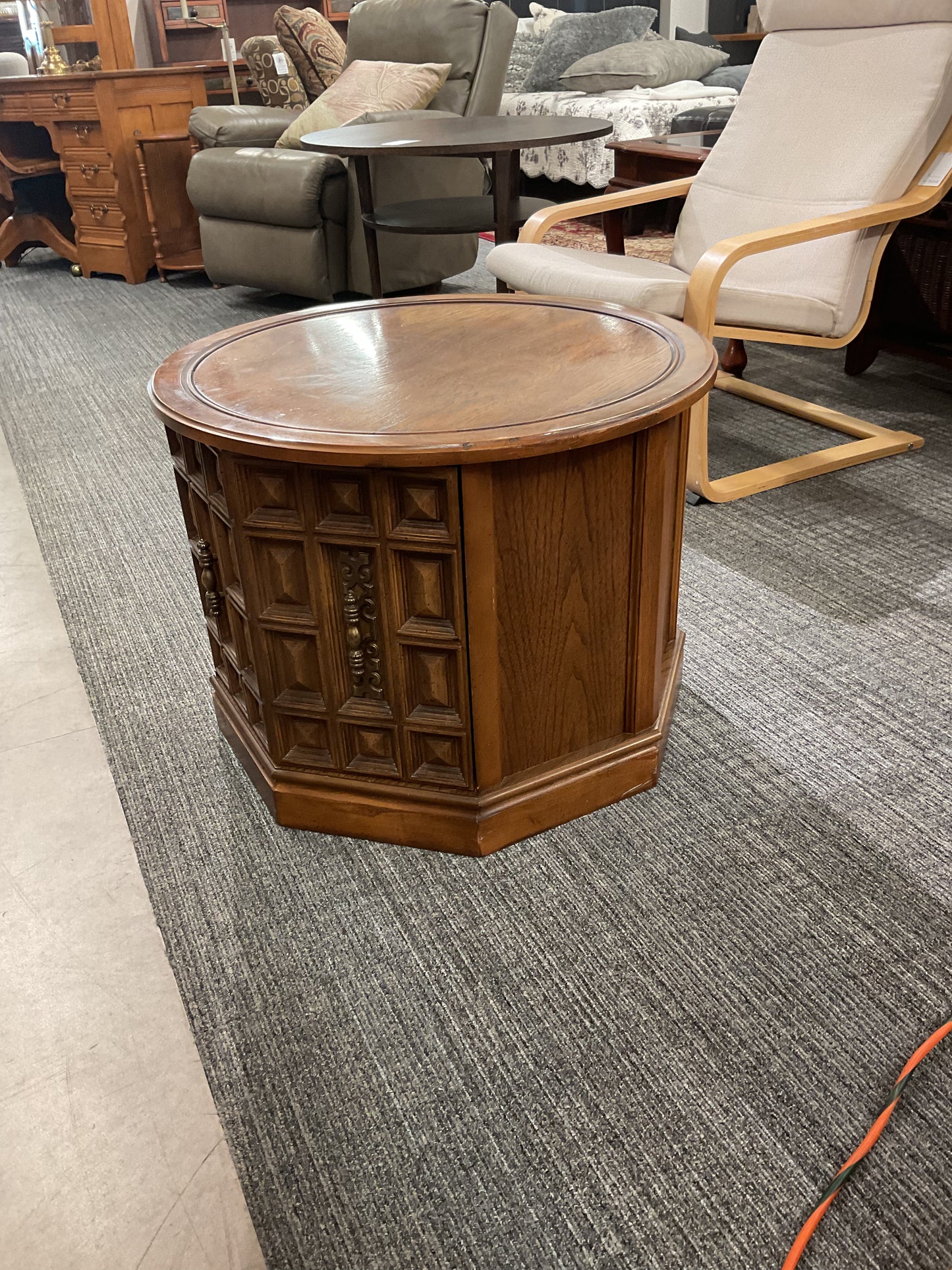 Empire Round End Table