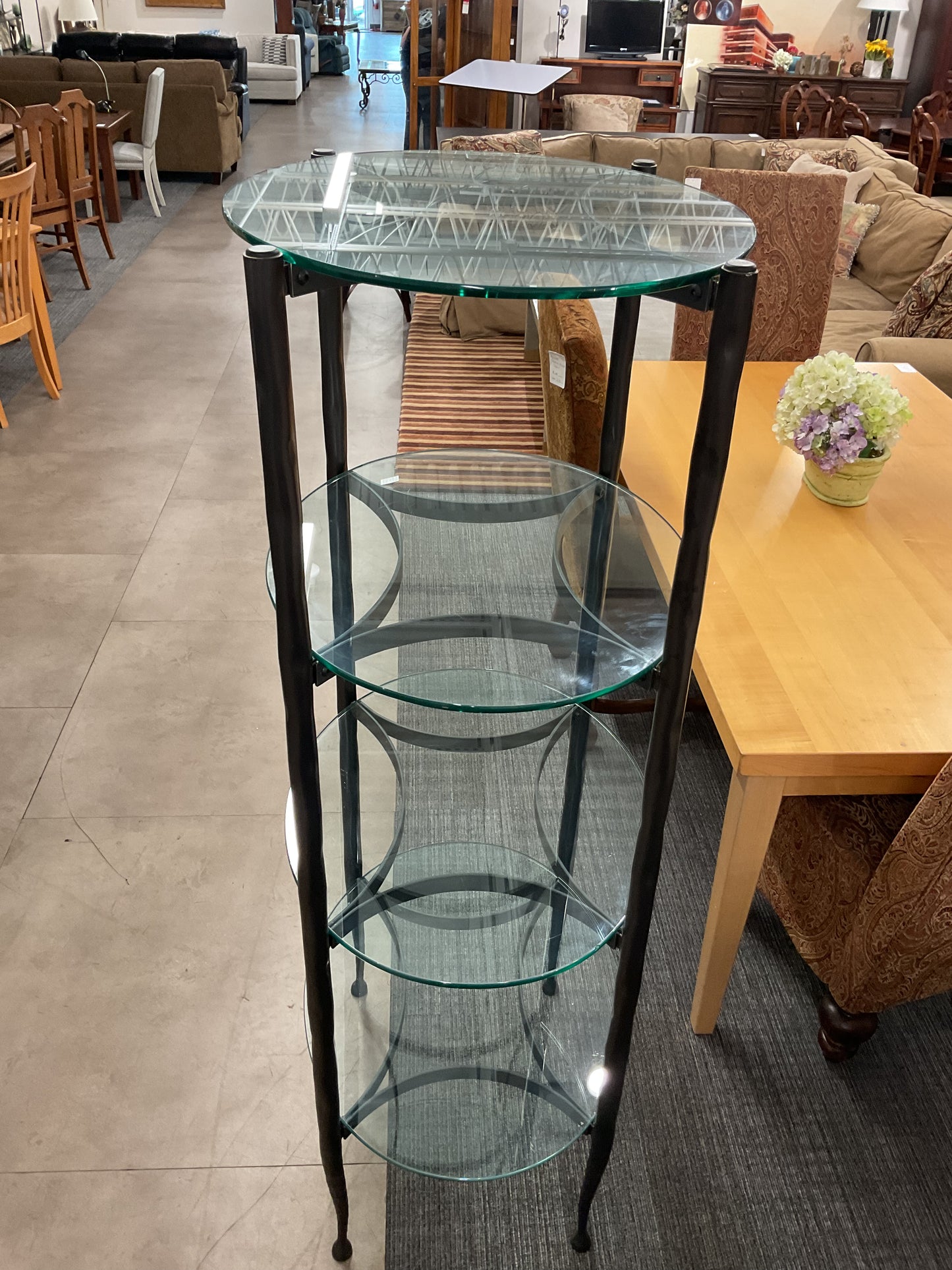 Beetlejuice Glass Shelf Unit