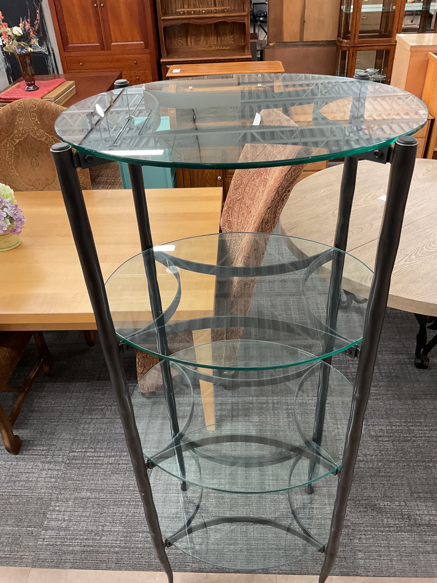 Beetlejuice Glass Shelf Unit