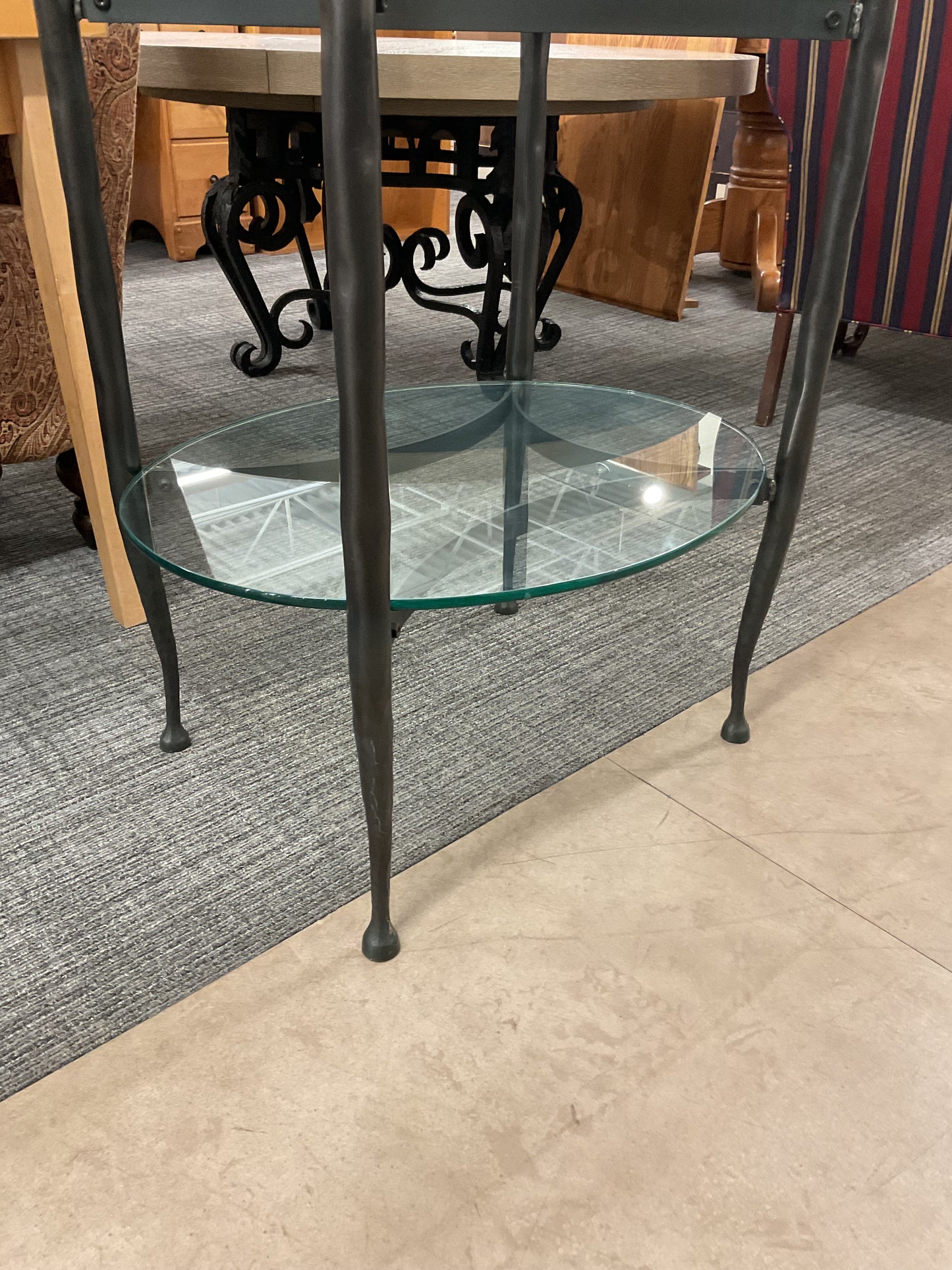Beetlejuice Glass Shelf Unit