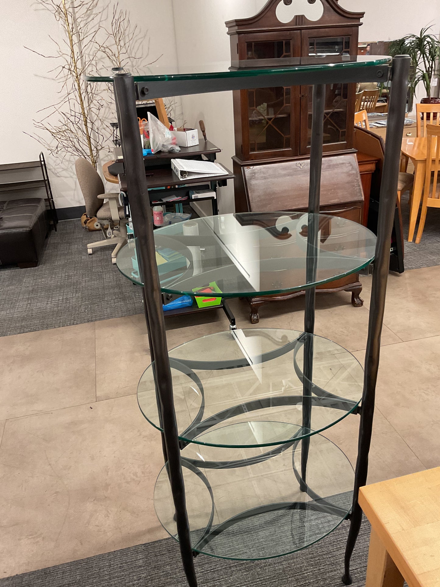 Beetlejuice Glass Shelf Unit