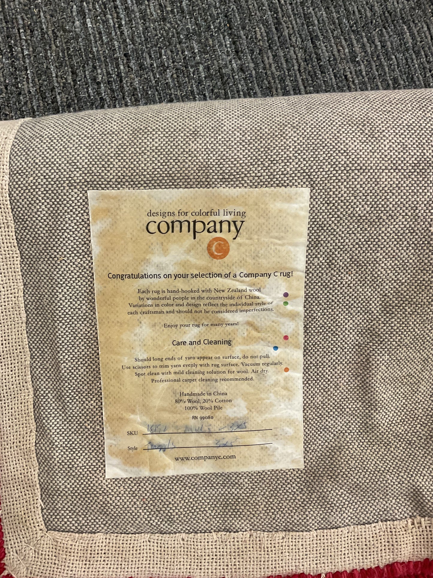 Andy’s Rug (R138)