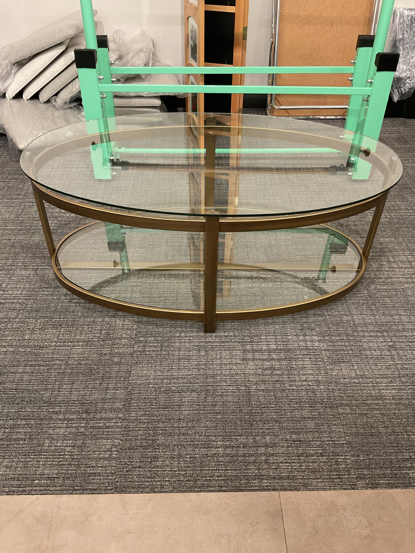 Glam Oval Coffee Table