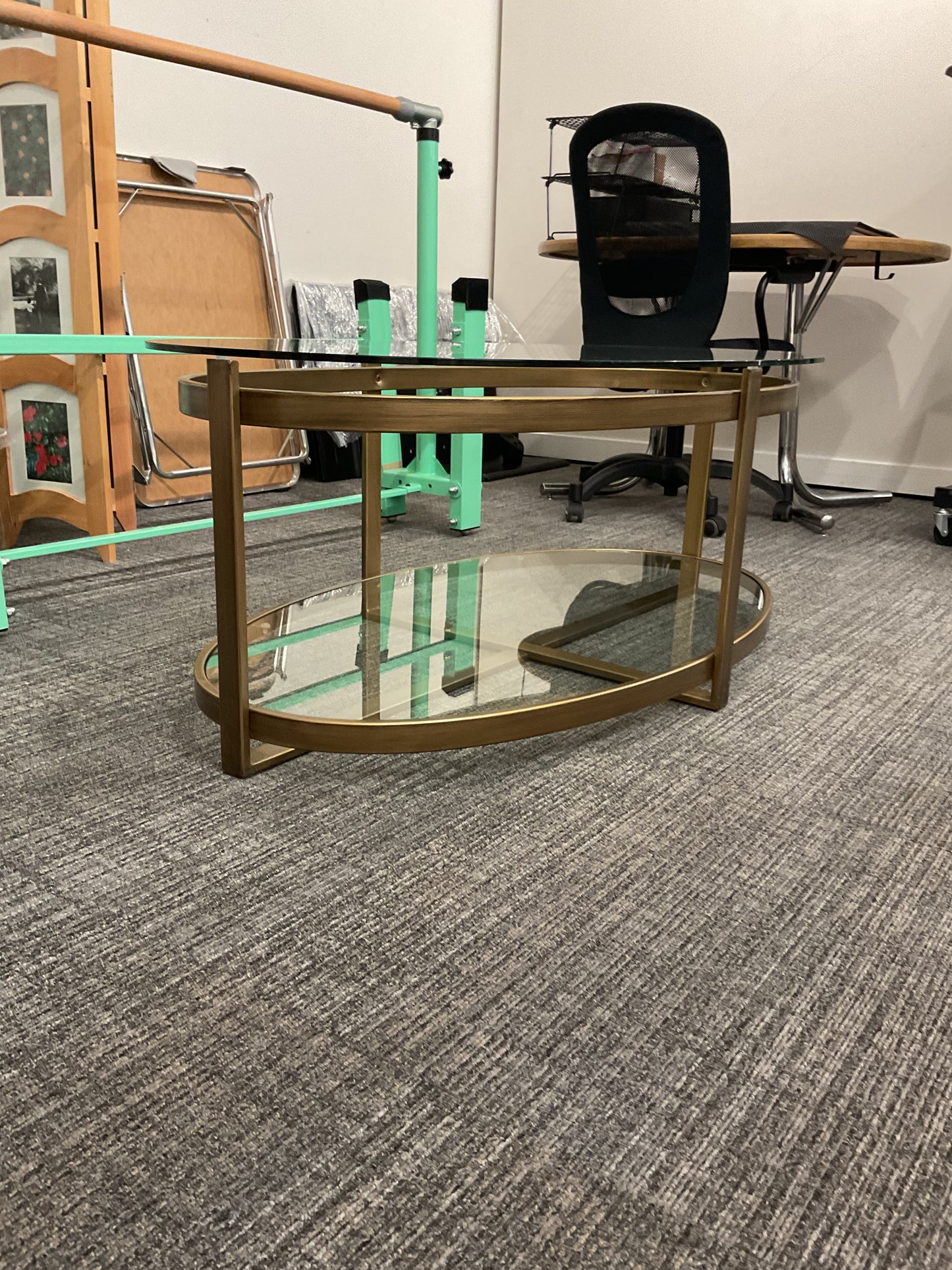 Glam Oval Coffee Table