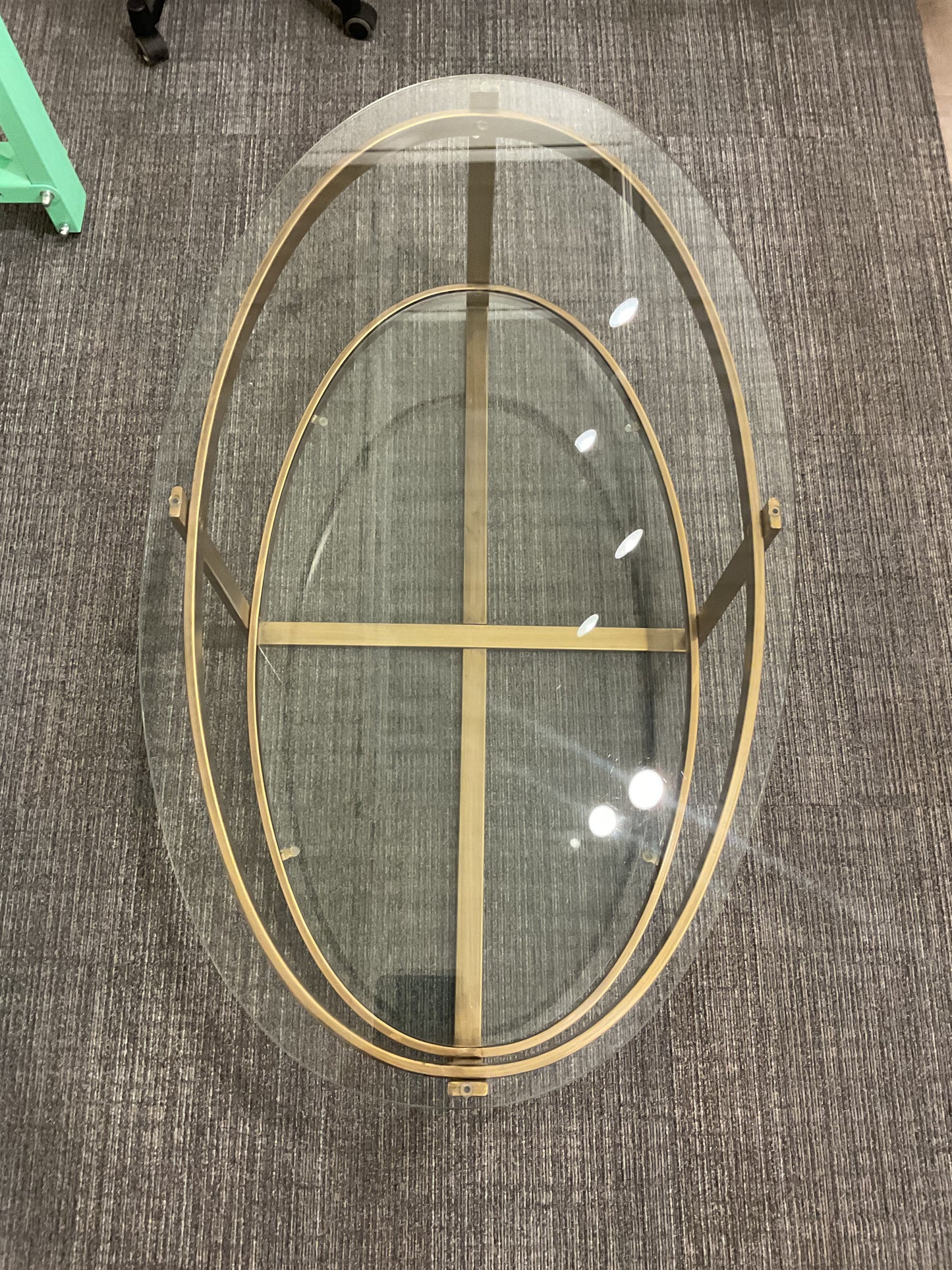 Glam Oval Coffee Table
