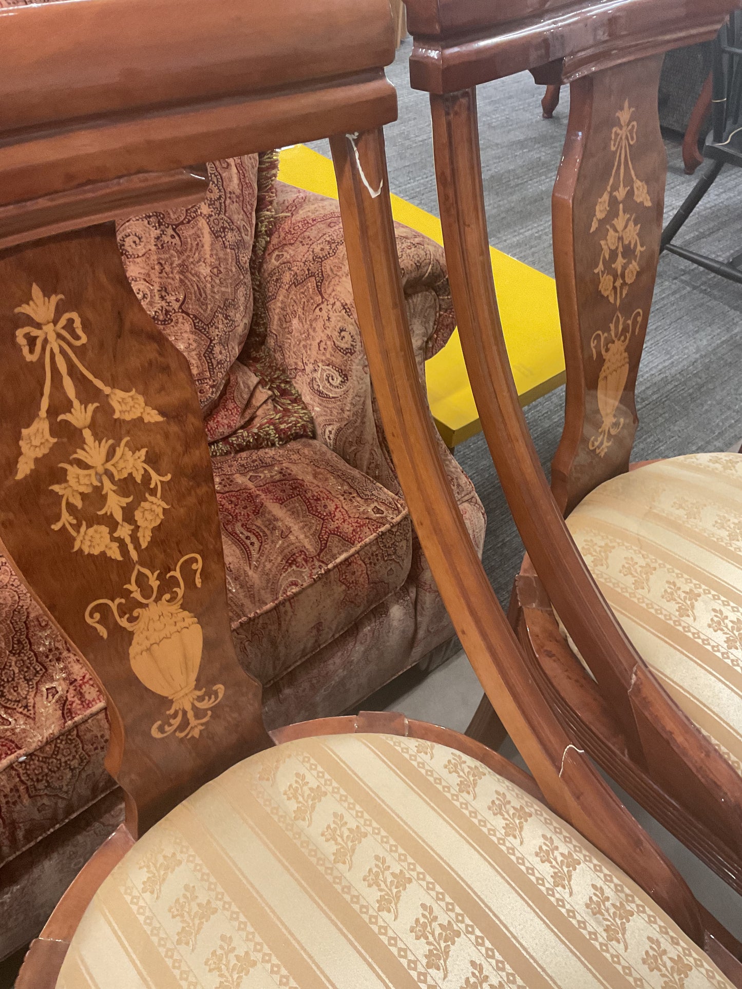 Artesian Burlwood Dining Set