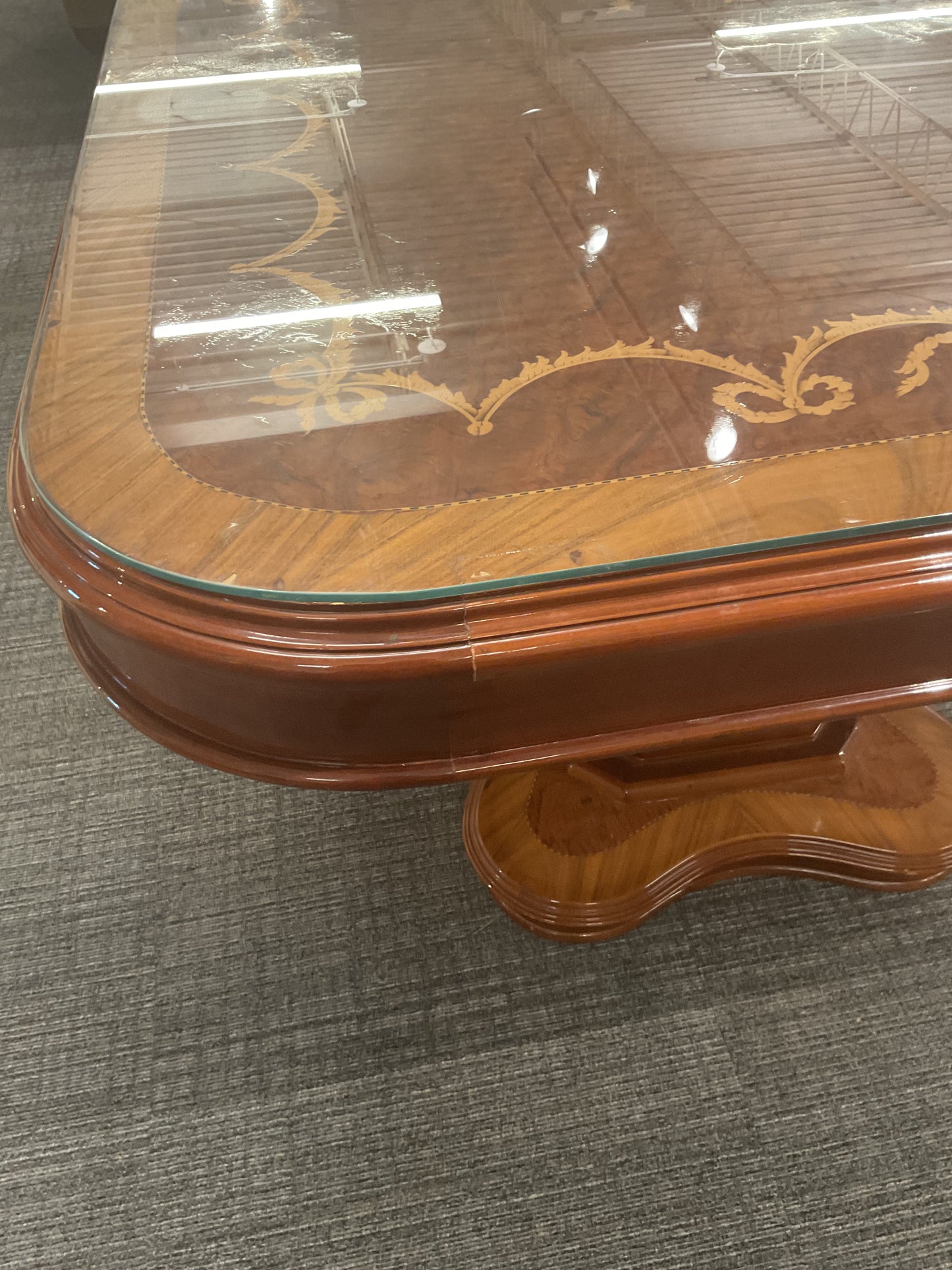 Artesian Burlwood Dining Set