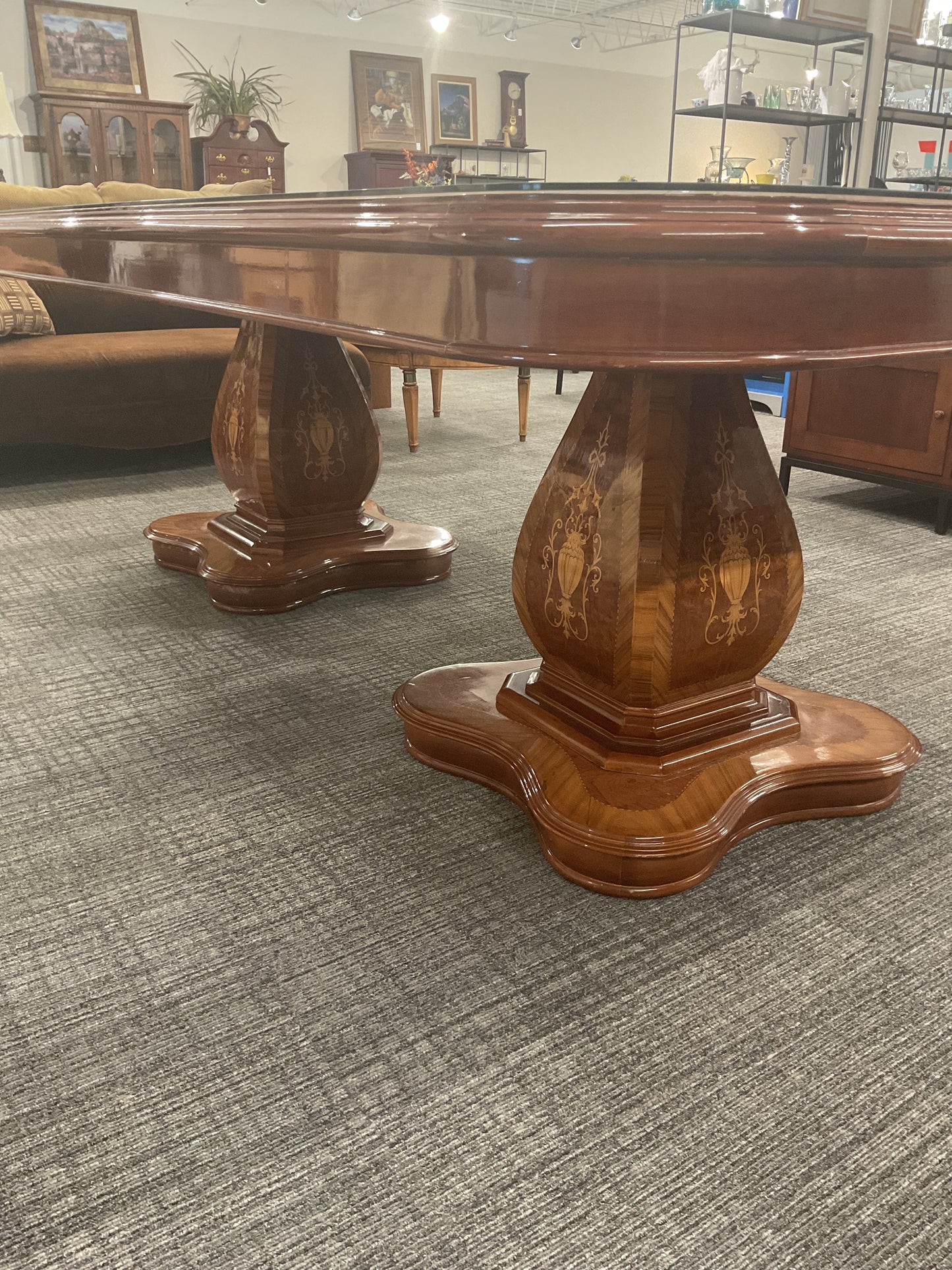 Artesian Burlwood Dining Set