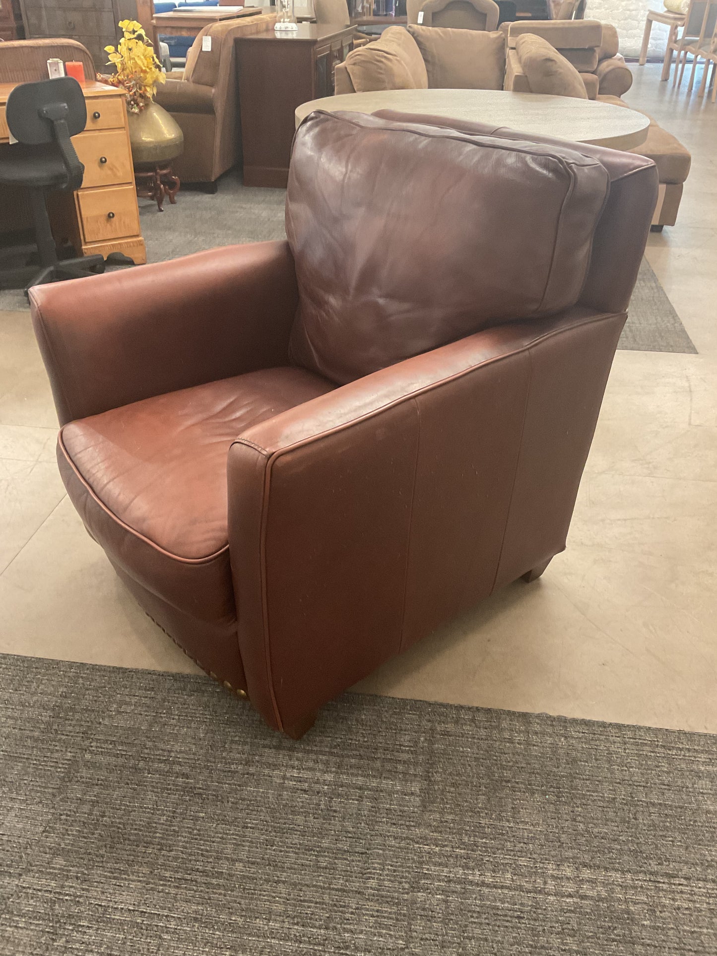 Ron’s Burgundy Chair