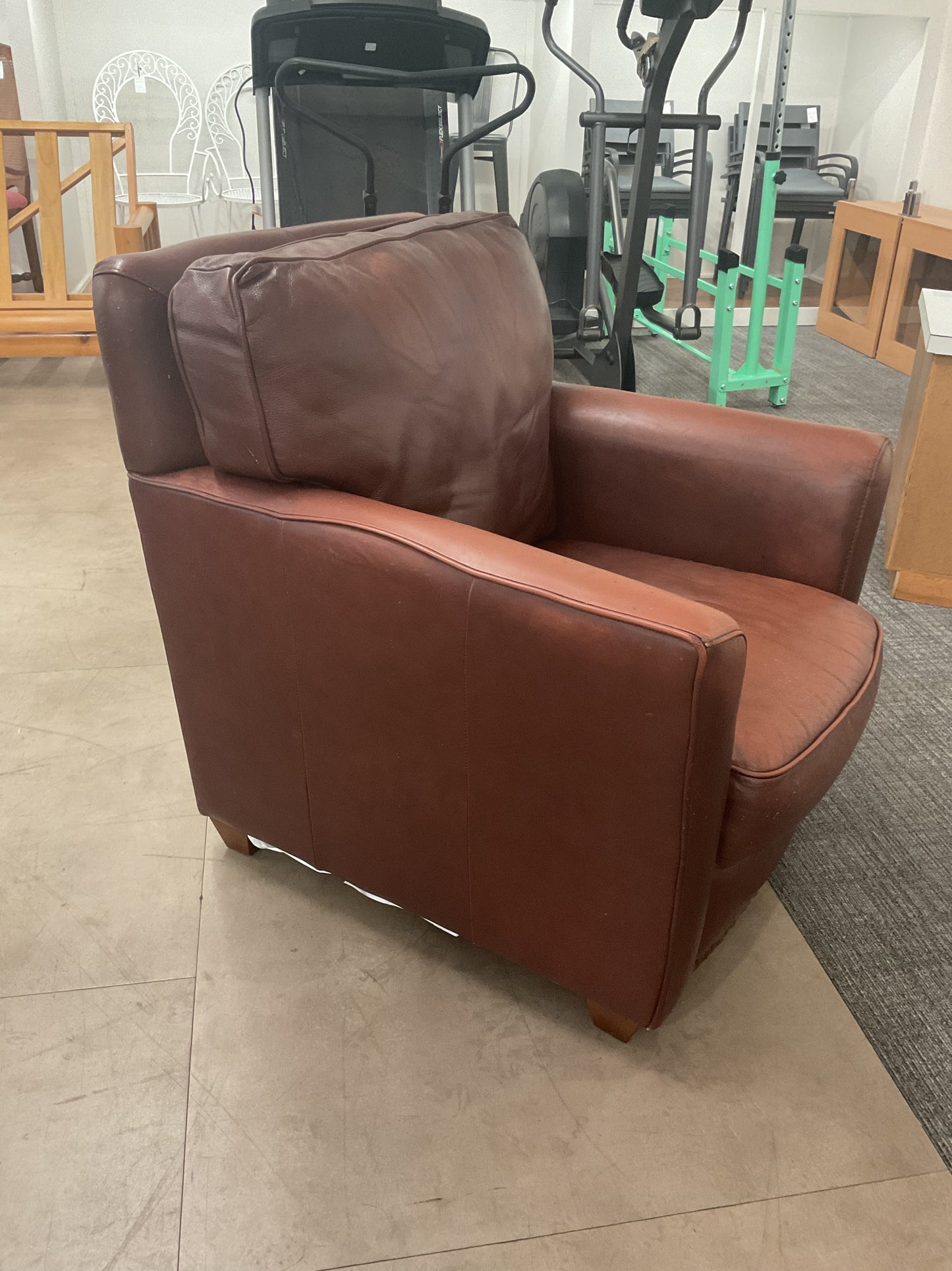 Ron’s Burgundy Chair