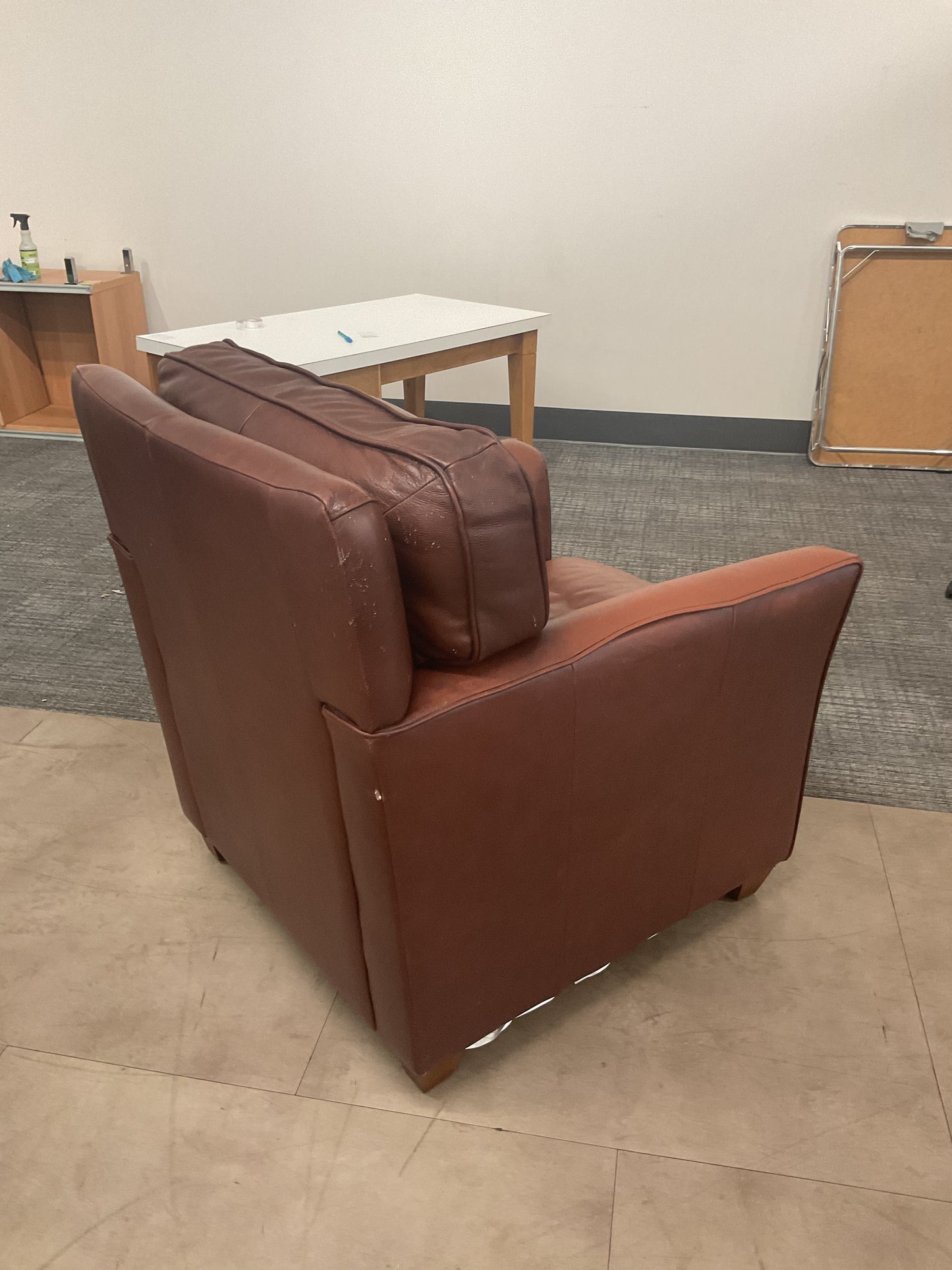 Ron’s Burgundy Chair
