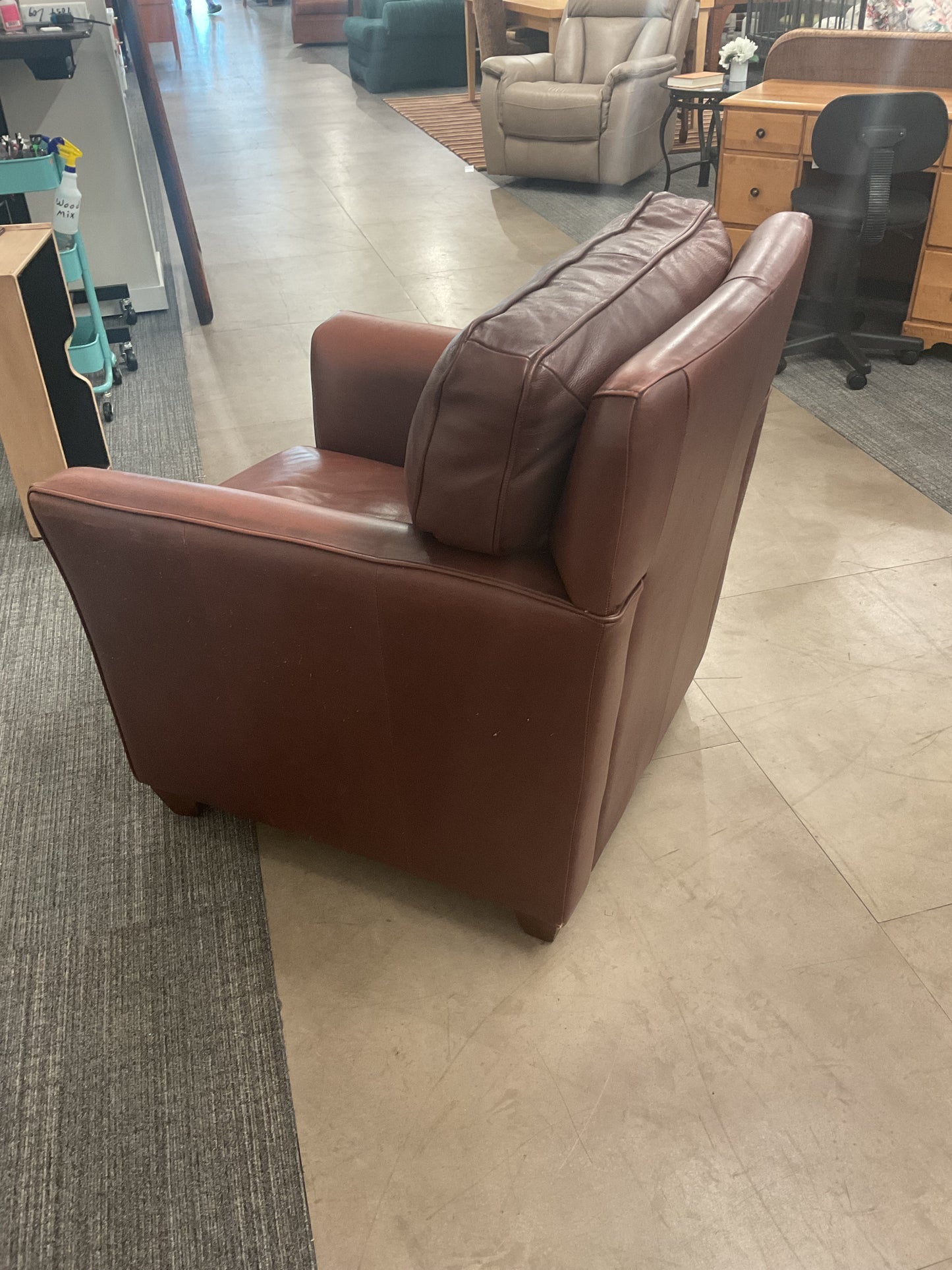 Ron’s Burgundy Chair