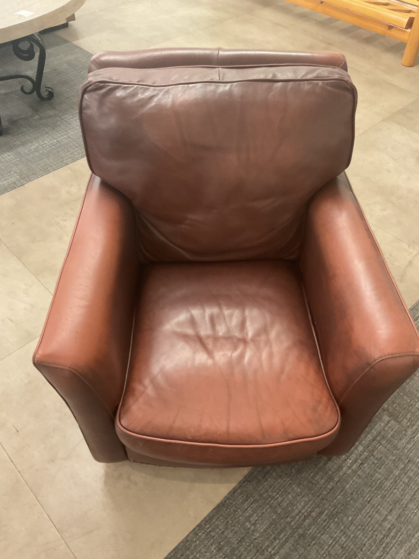 Ron’s Burgundy Chair