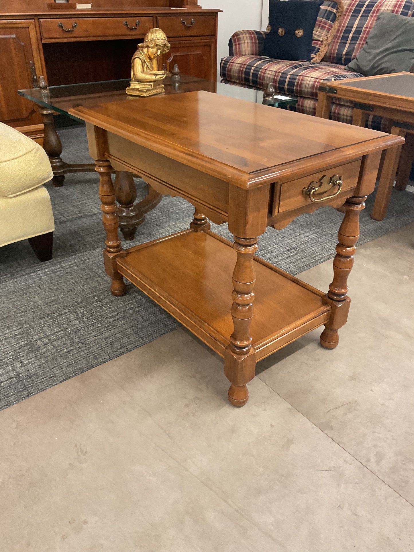 Small Drawer Finished Side Table