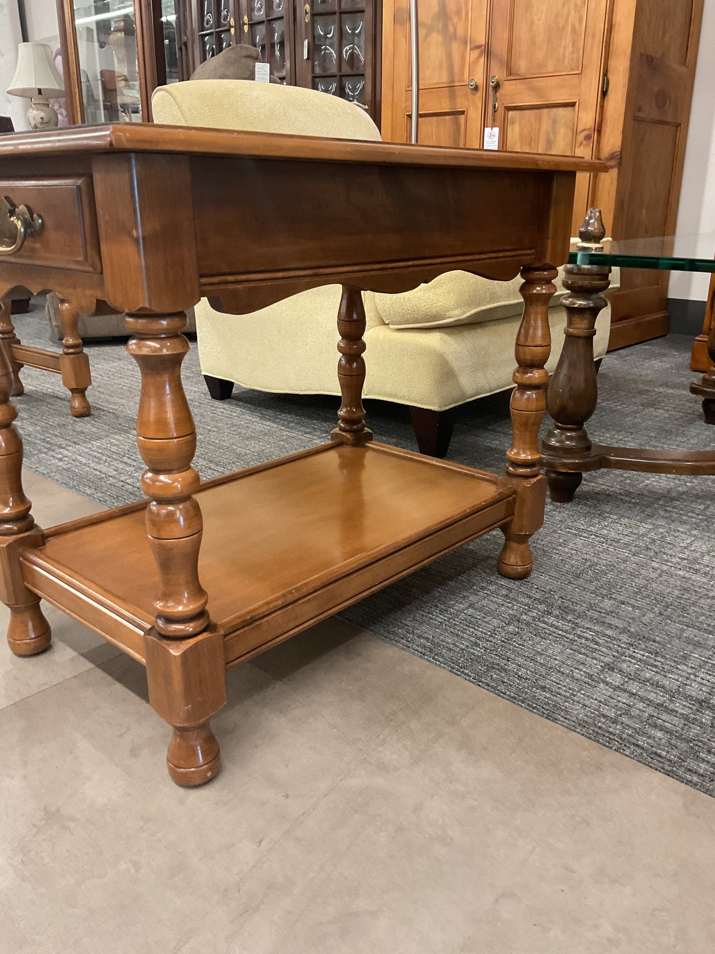Small Drawer Finished Side Table