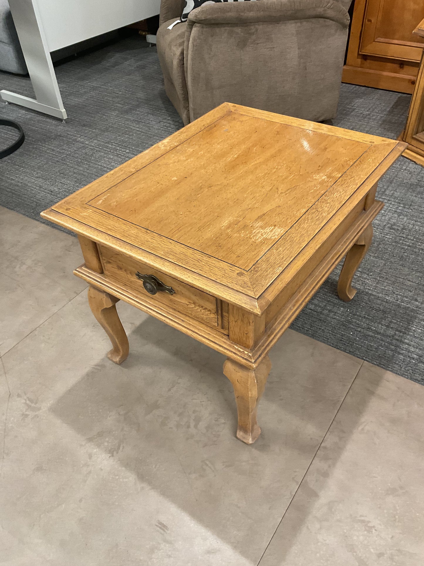 Wide Stance End Table