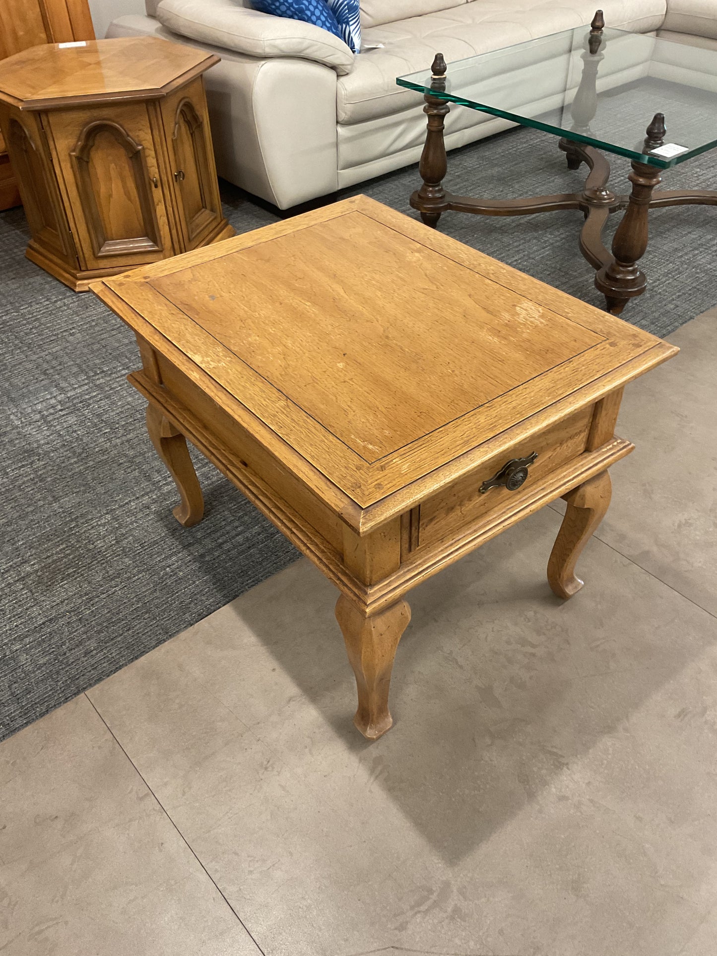 Wide Stance End Table