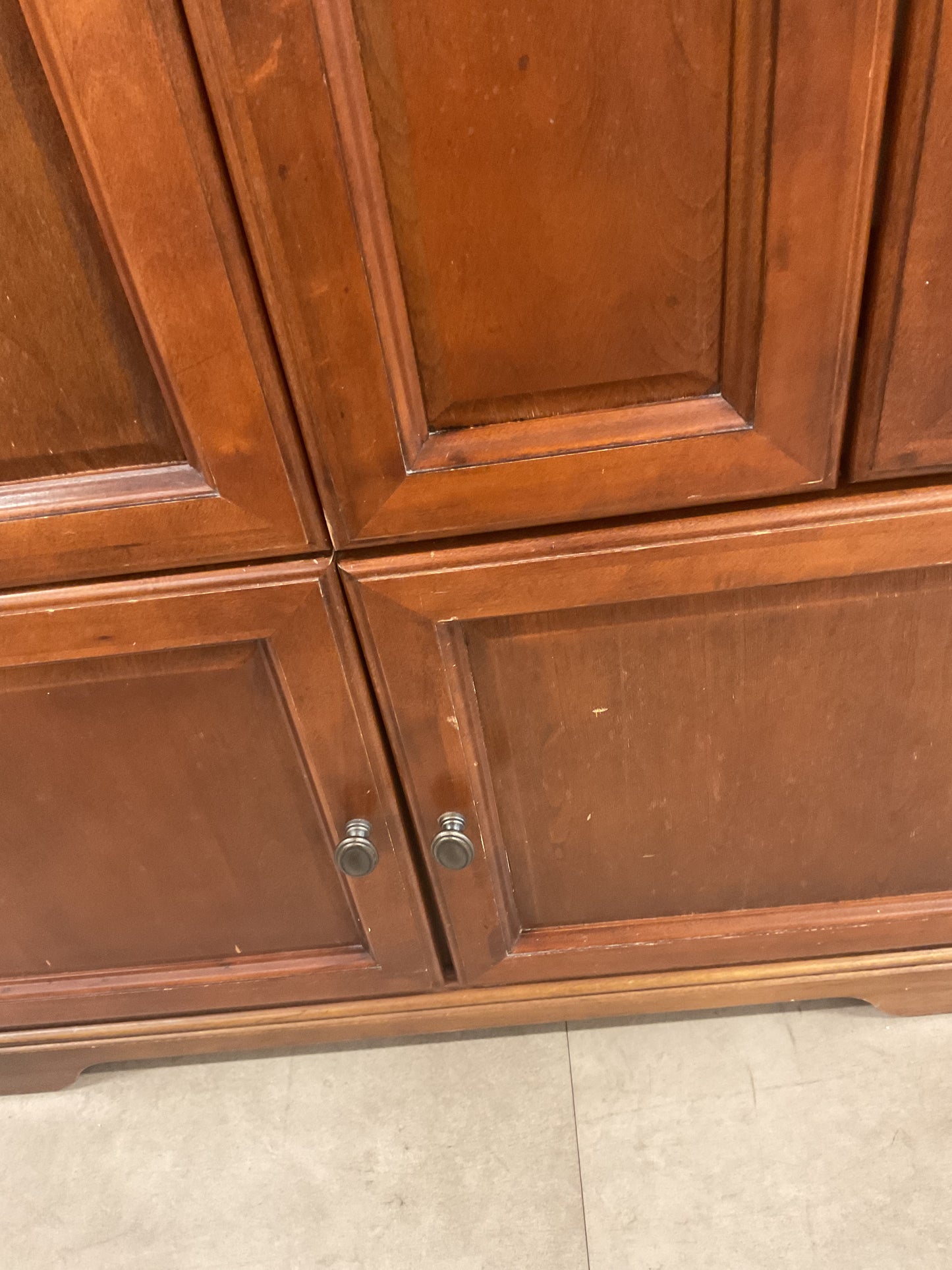 Wood TV Hutch
