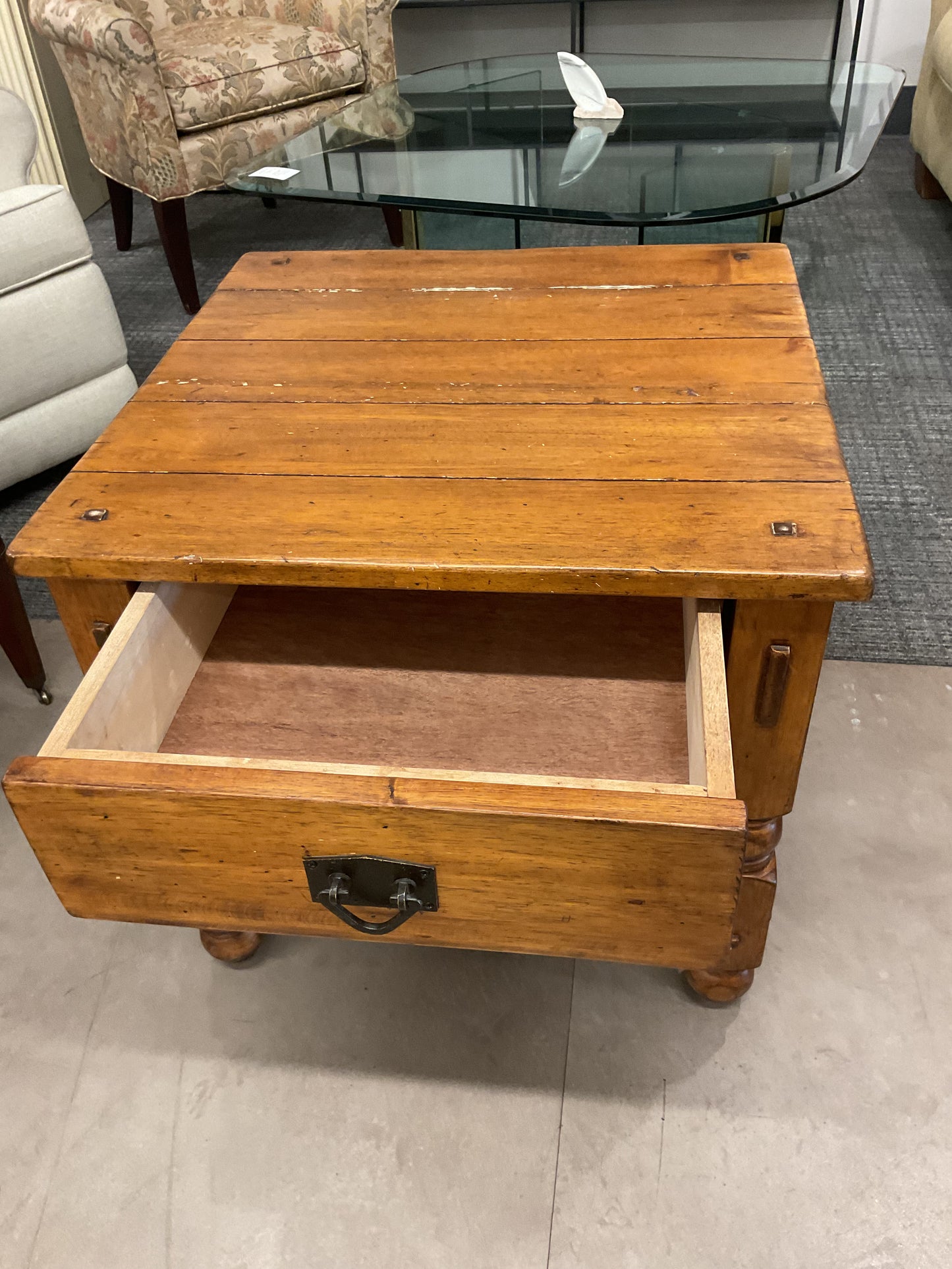 Fence Post End Table