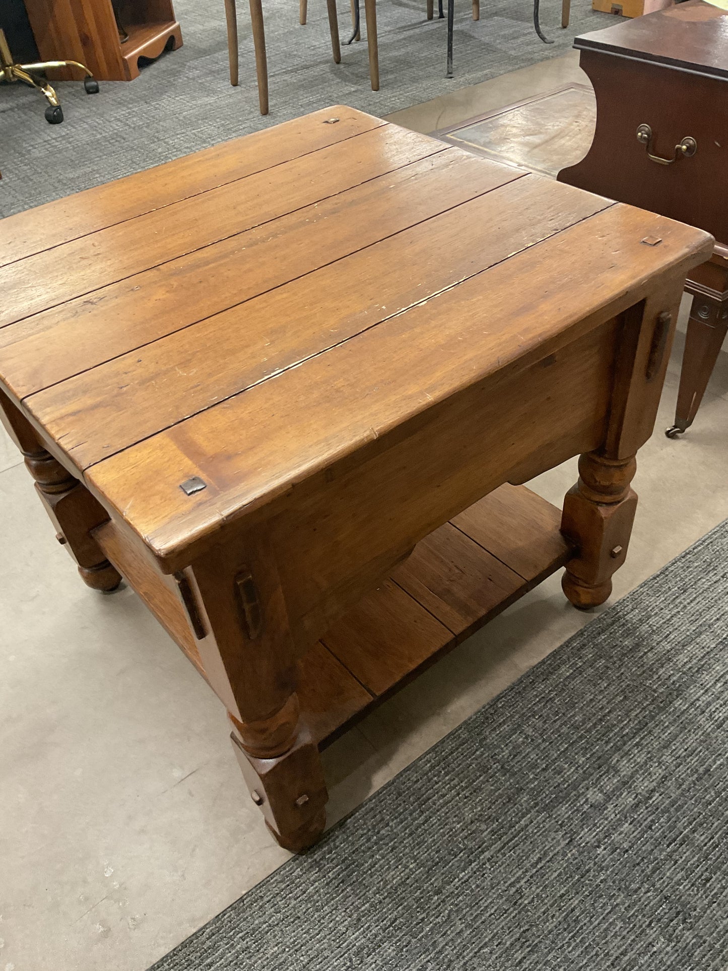 Fence Post End Table