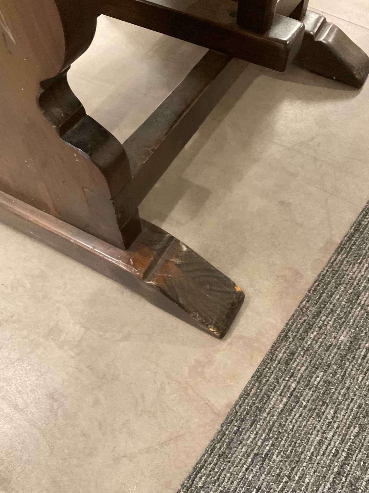 Dark Walnut Drop-Leaf Table