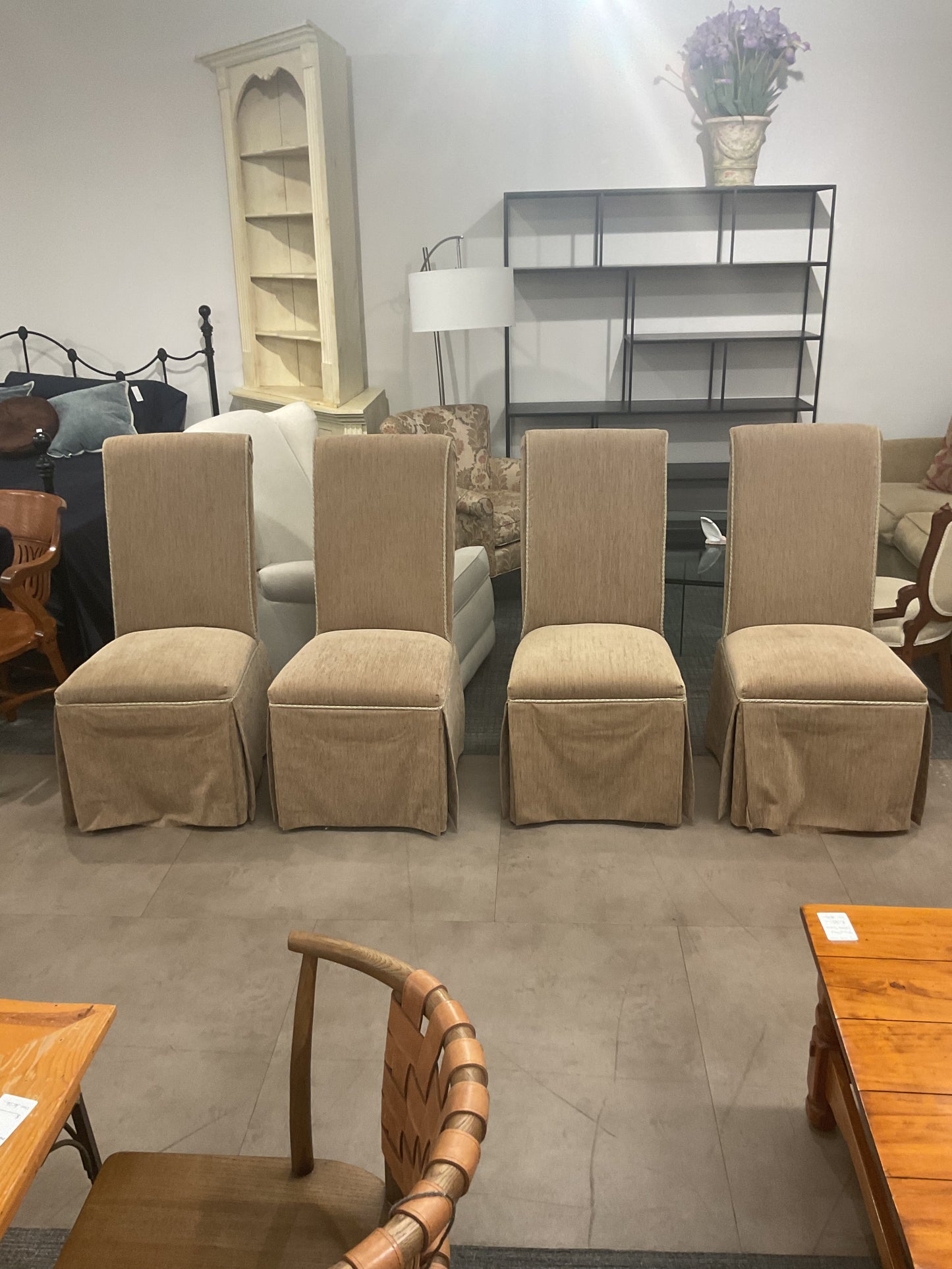 4-Piece Covered Chair Set