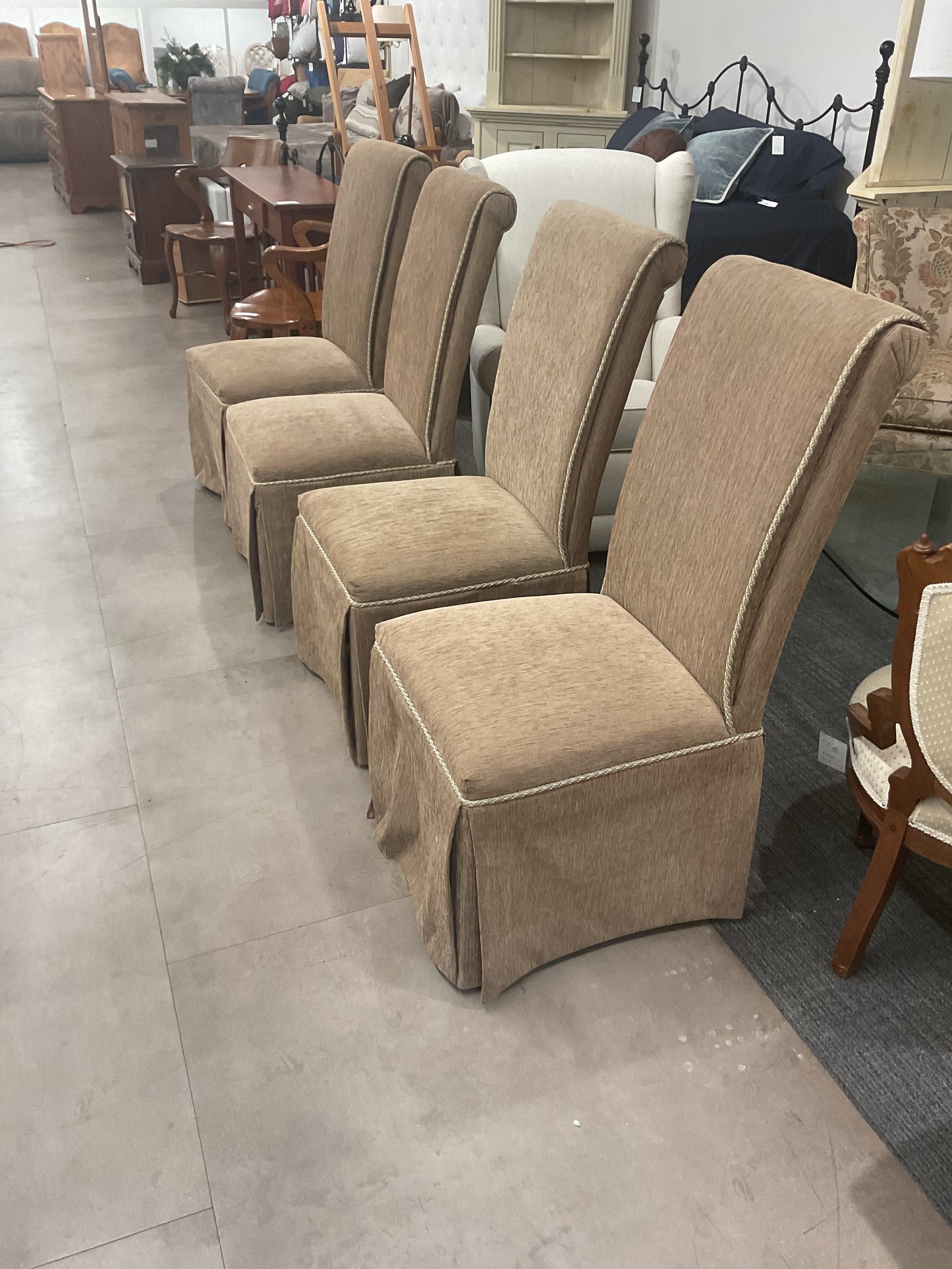 4-Piece Covered Chair Set