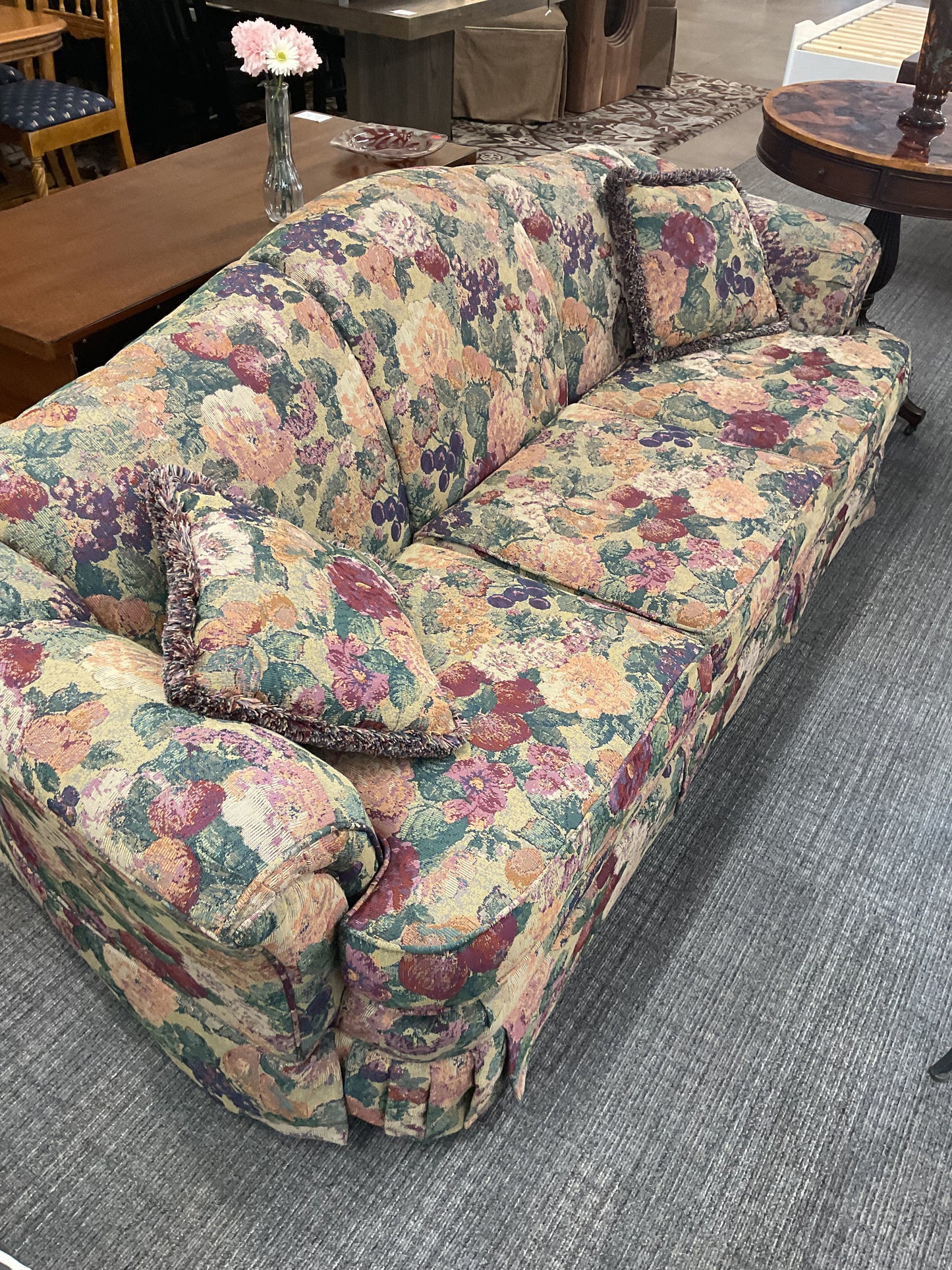 Bassett Floral Sofa