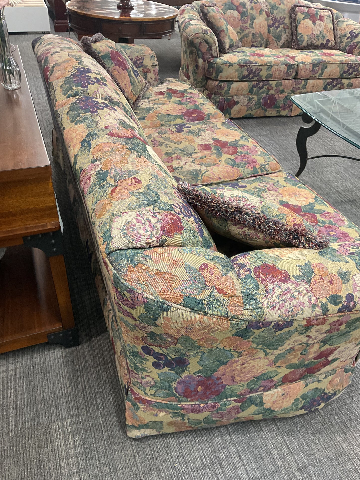 Bassett Floral Sofa