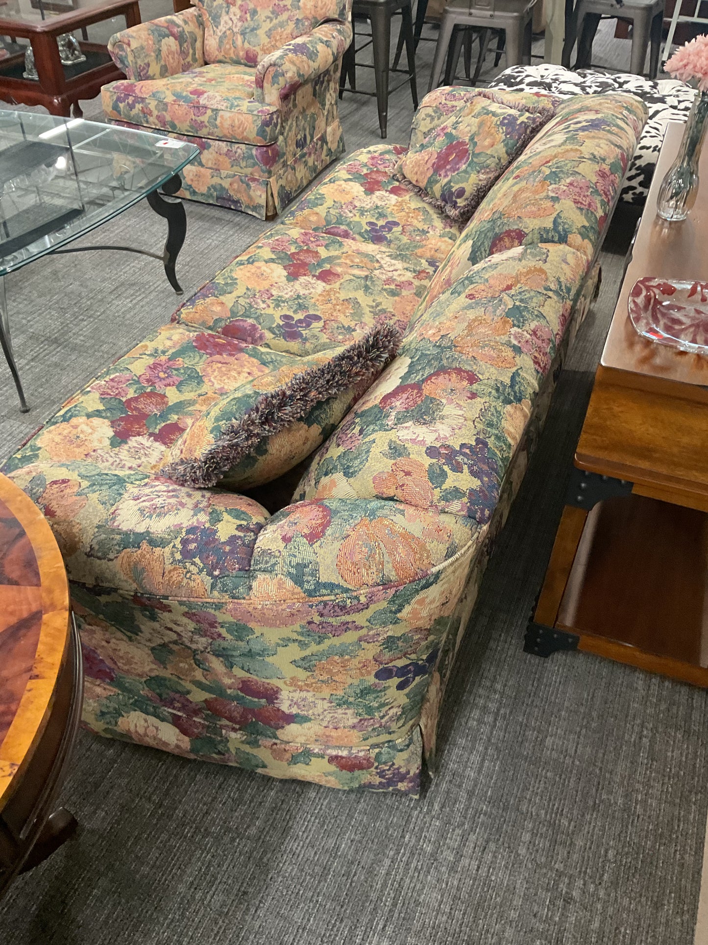 Bassett Floral Sofa