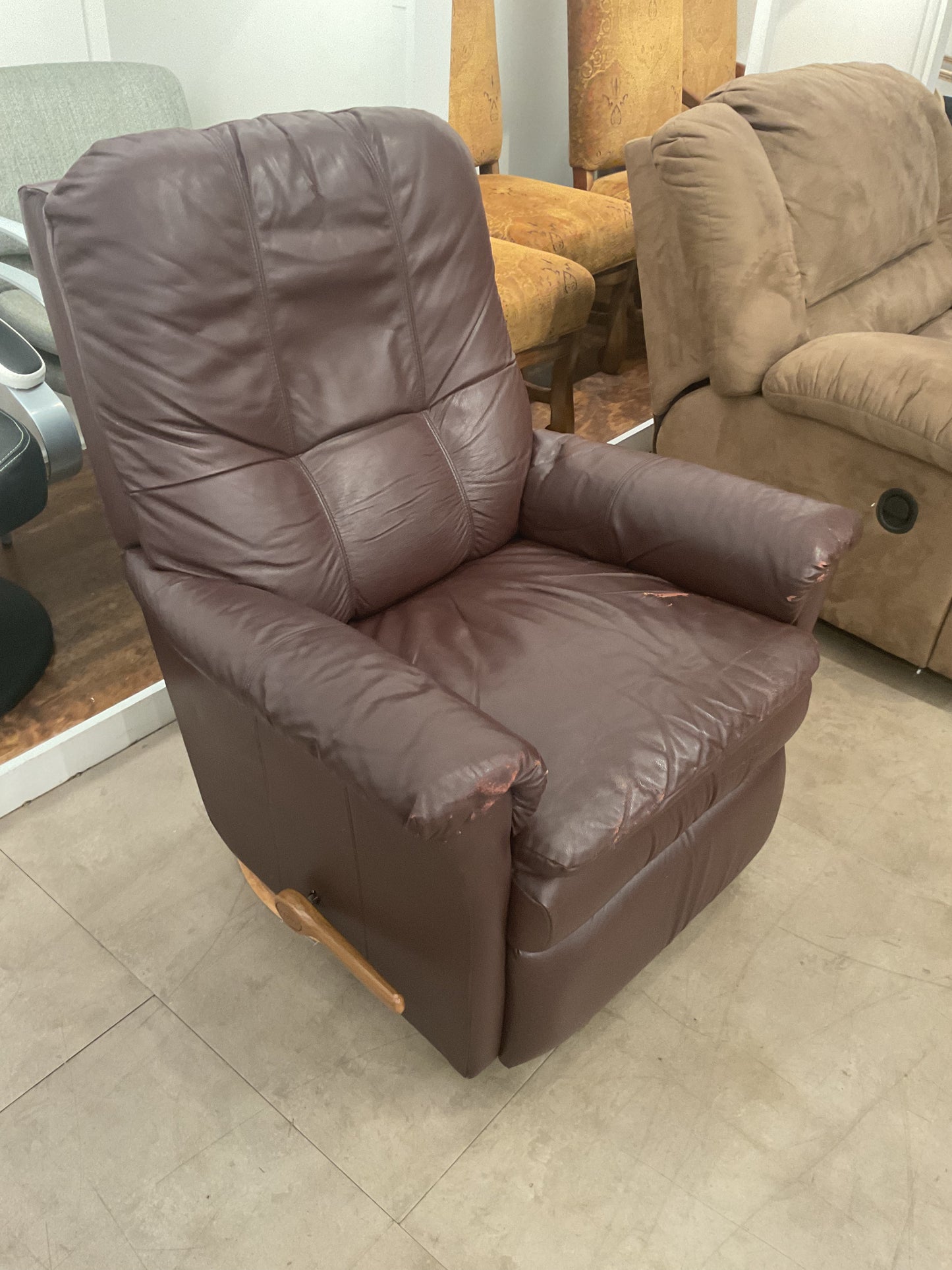 Red La-z-boy Recliner