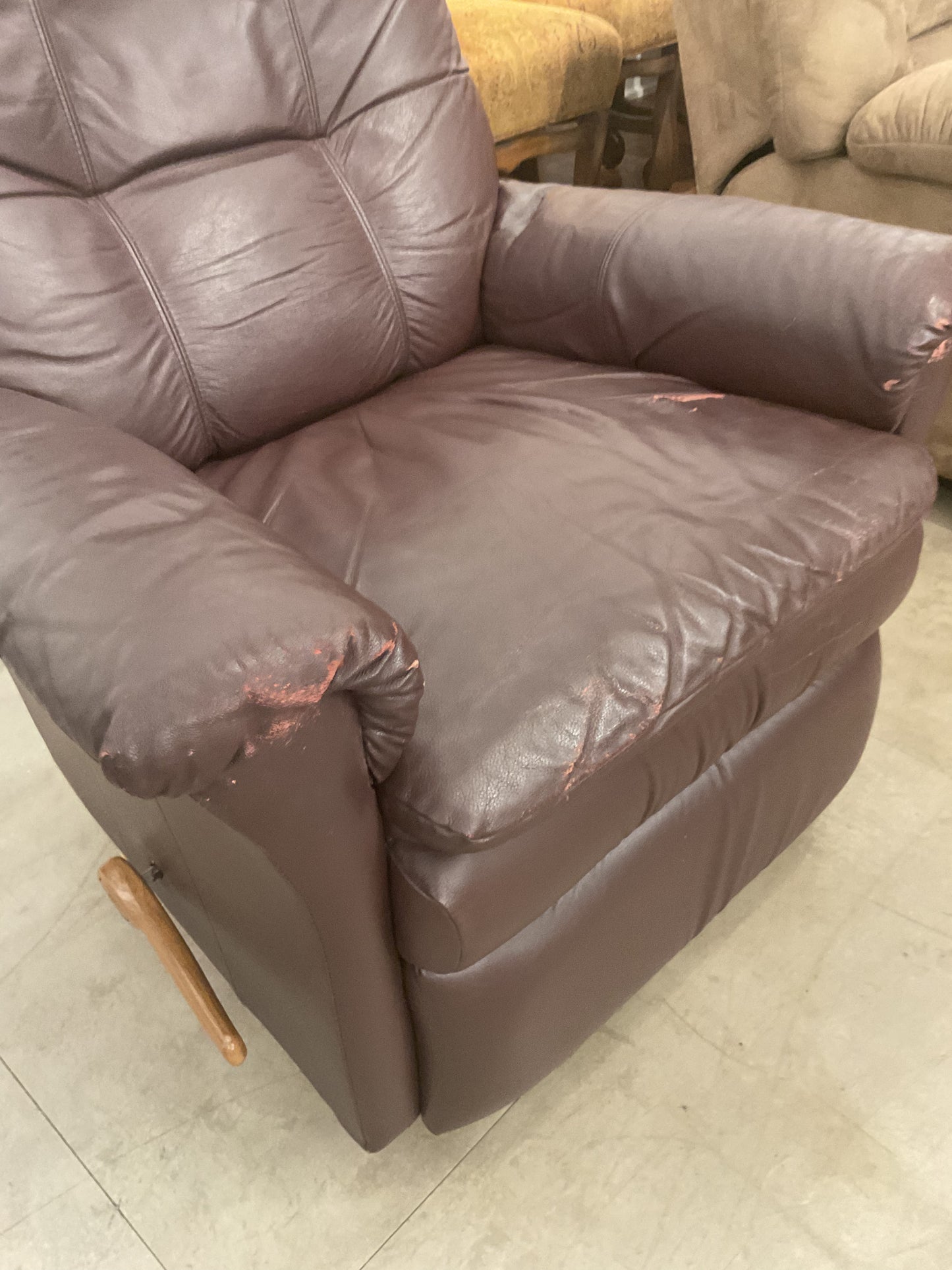 Red La-z-boy Recliner