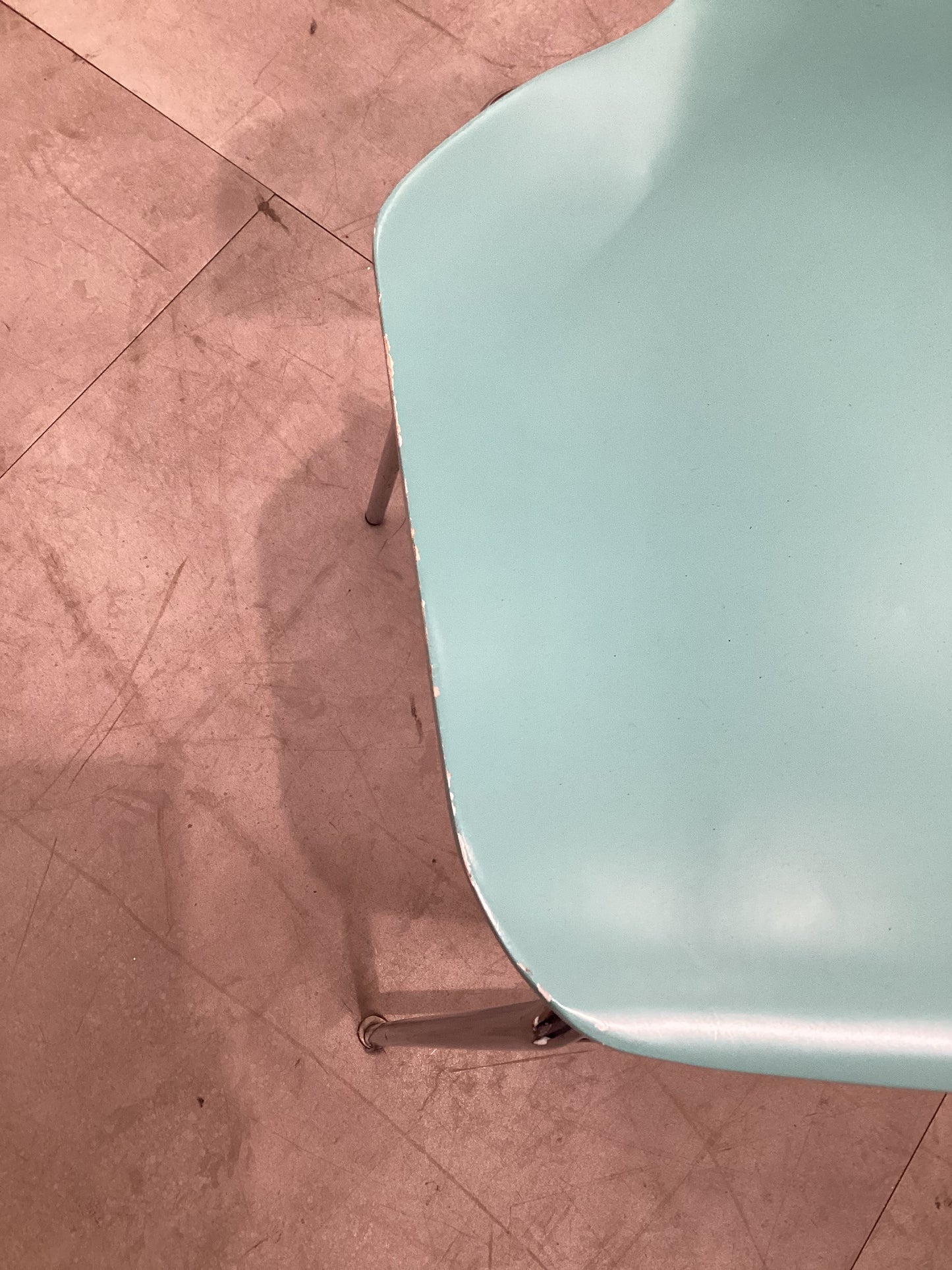Room & Board Aqua Barstool Pair