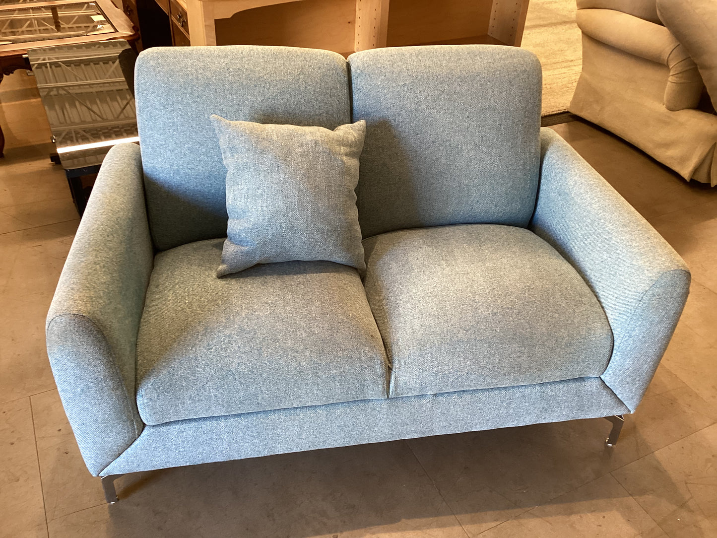 Light Blue Loveseat