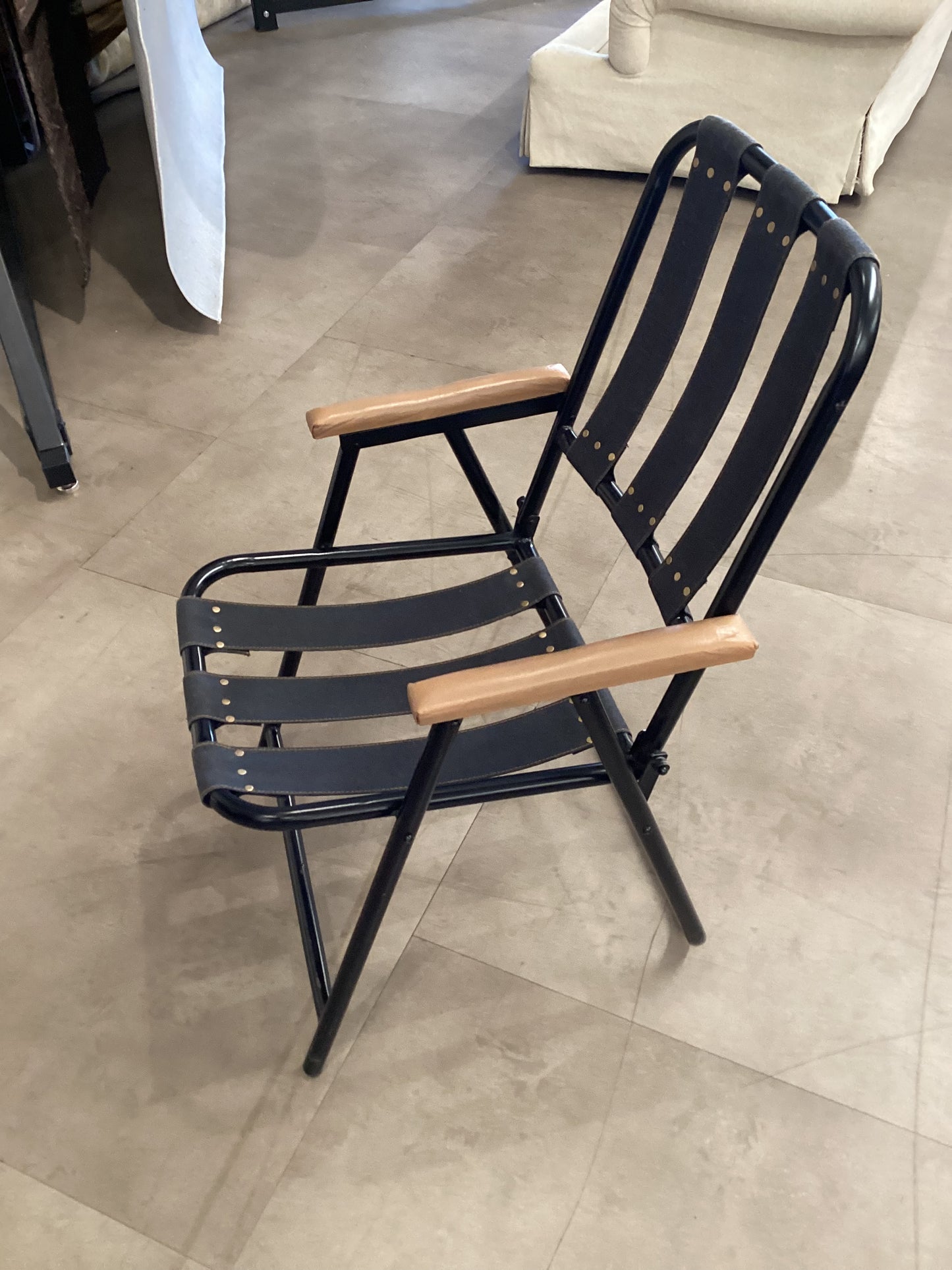 Unique Fabric Strap Folding Chair