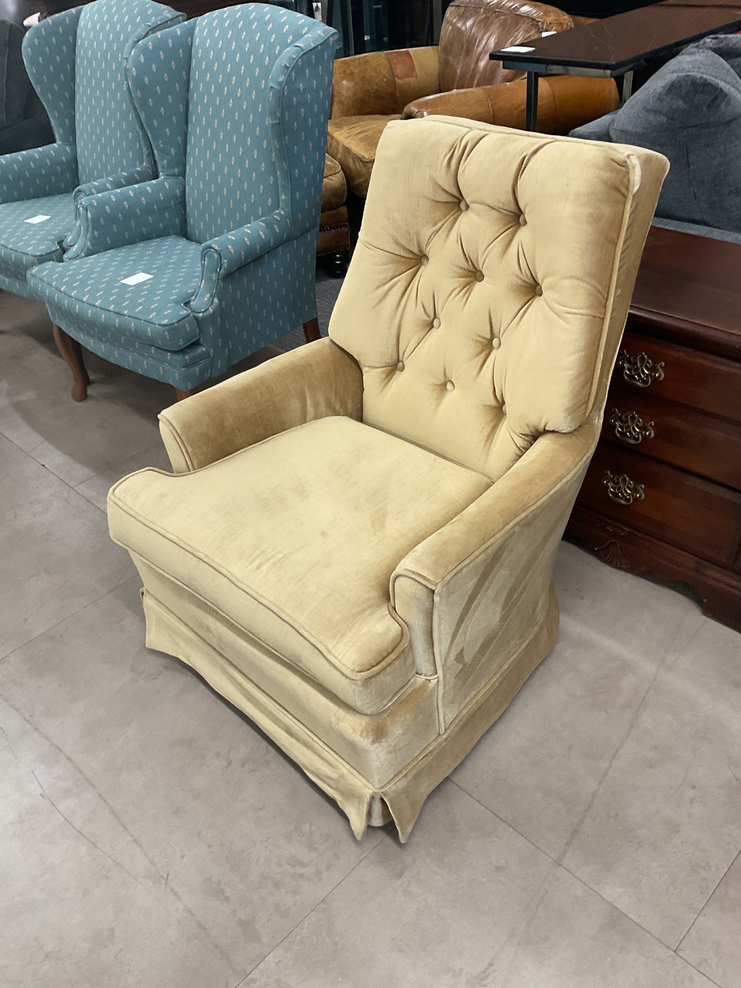 Mustard Armchair