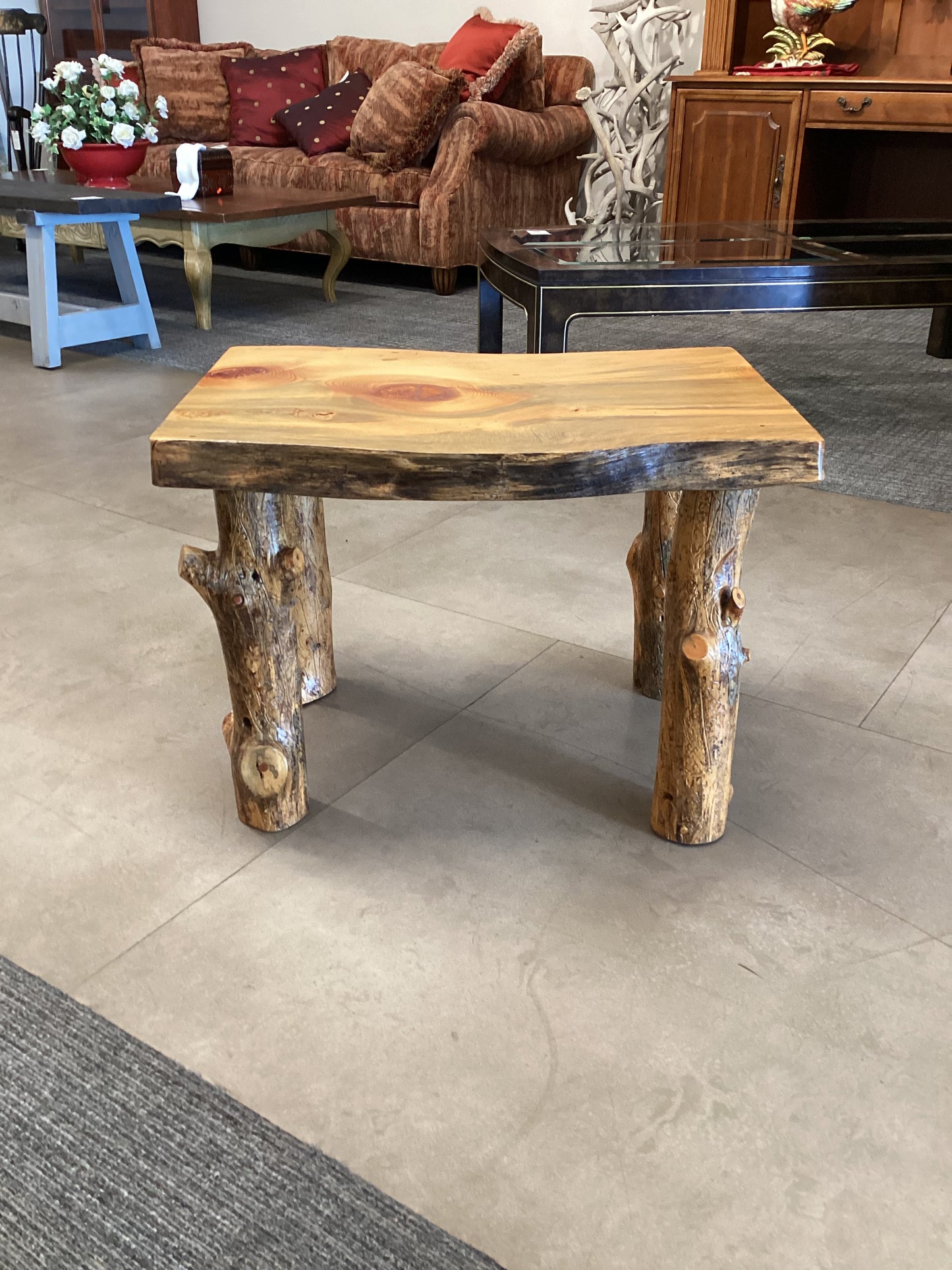 Rustic Log Cabin Table