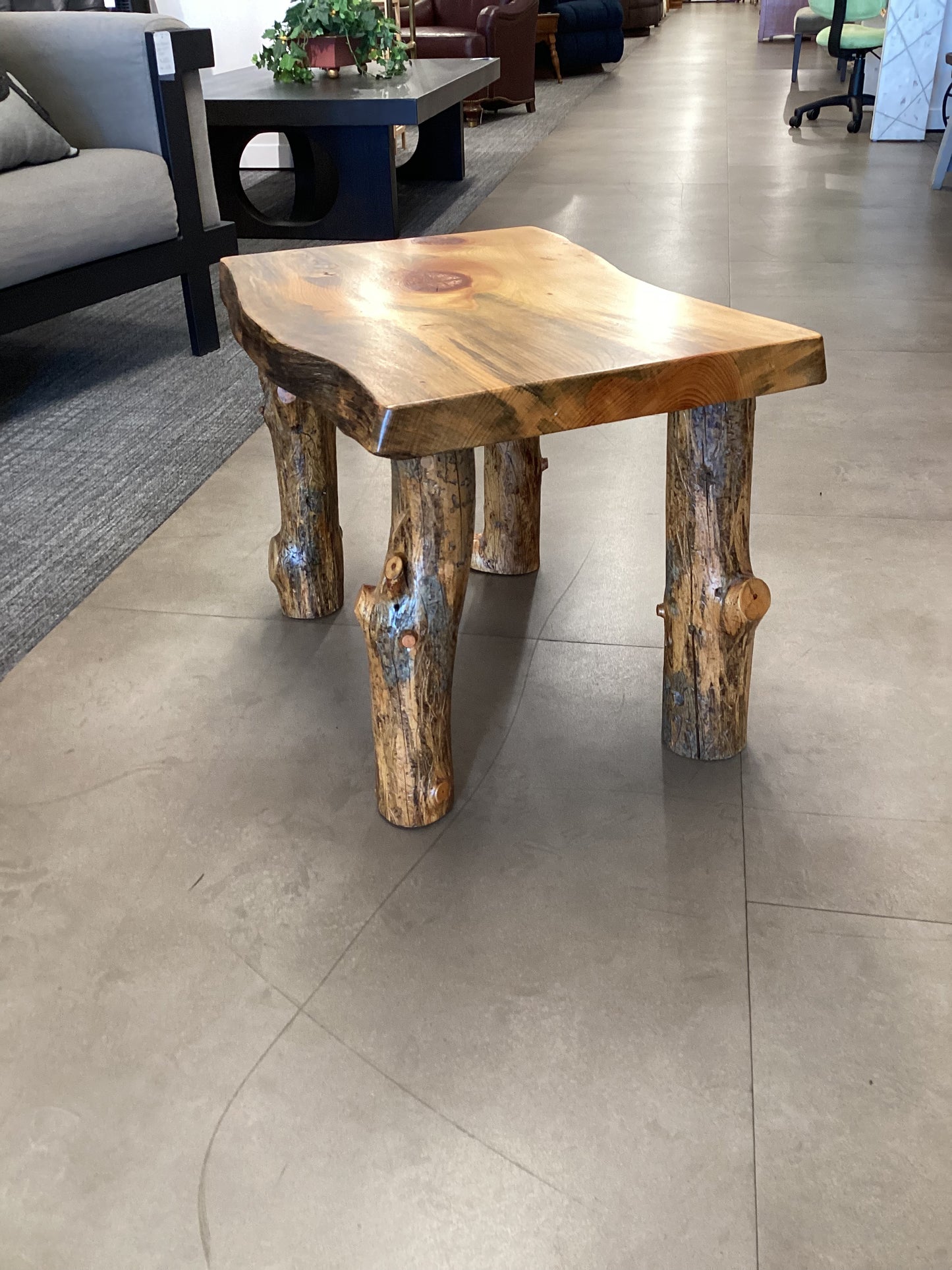 Rustic Log Cabin Table