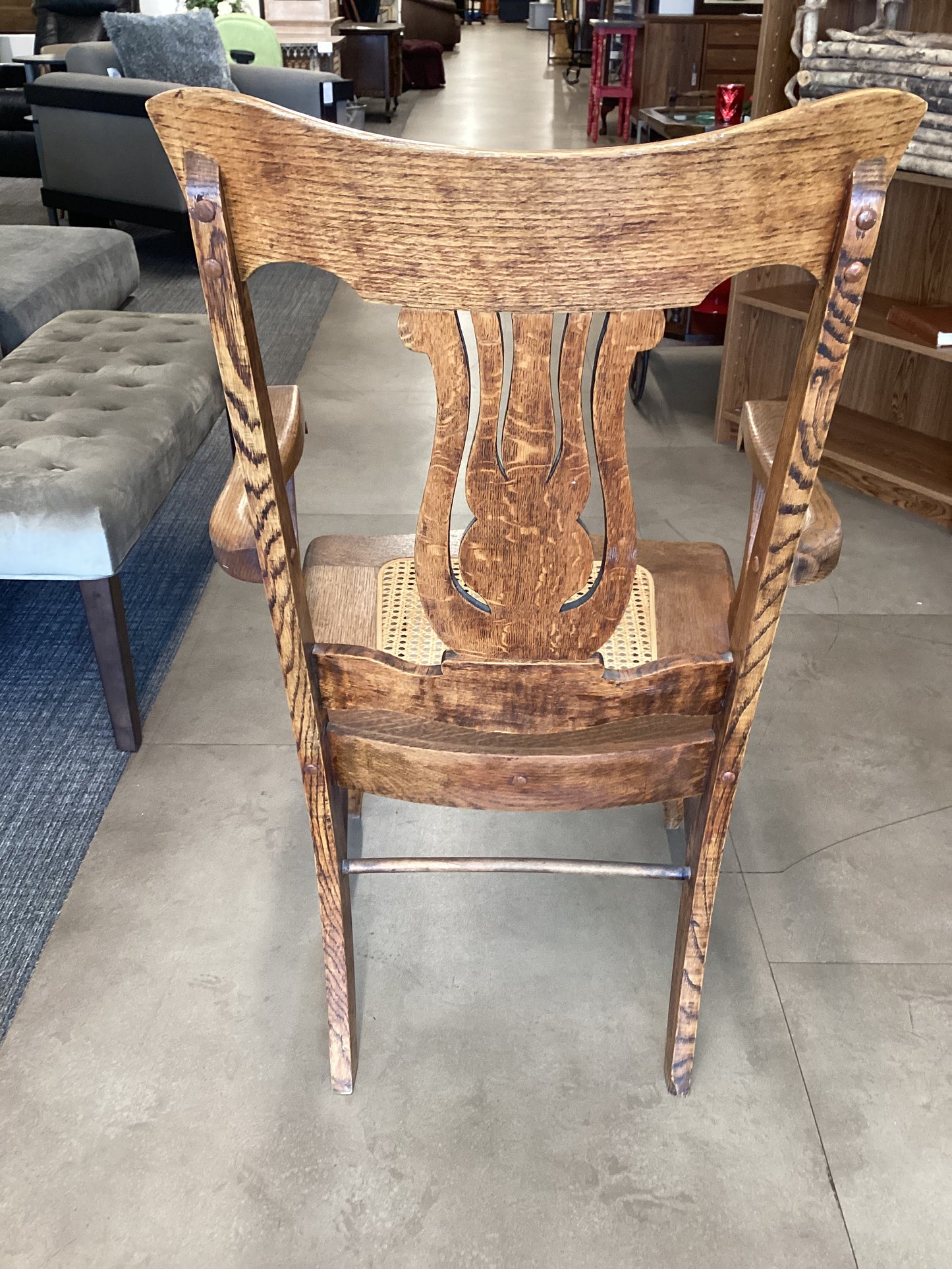 Classic Wicker Bottom Chair