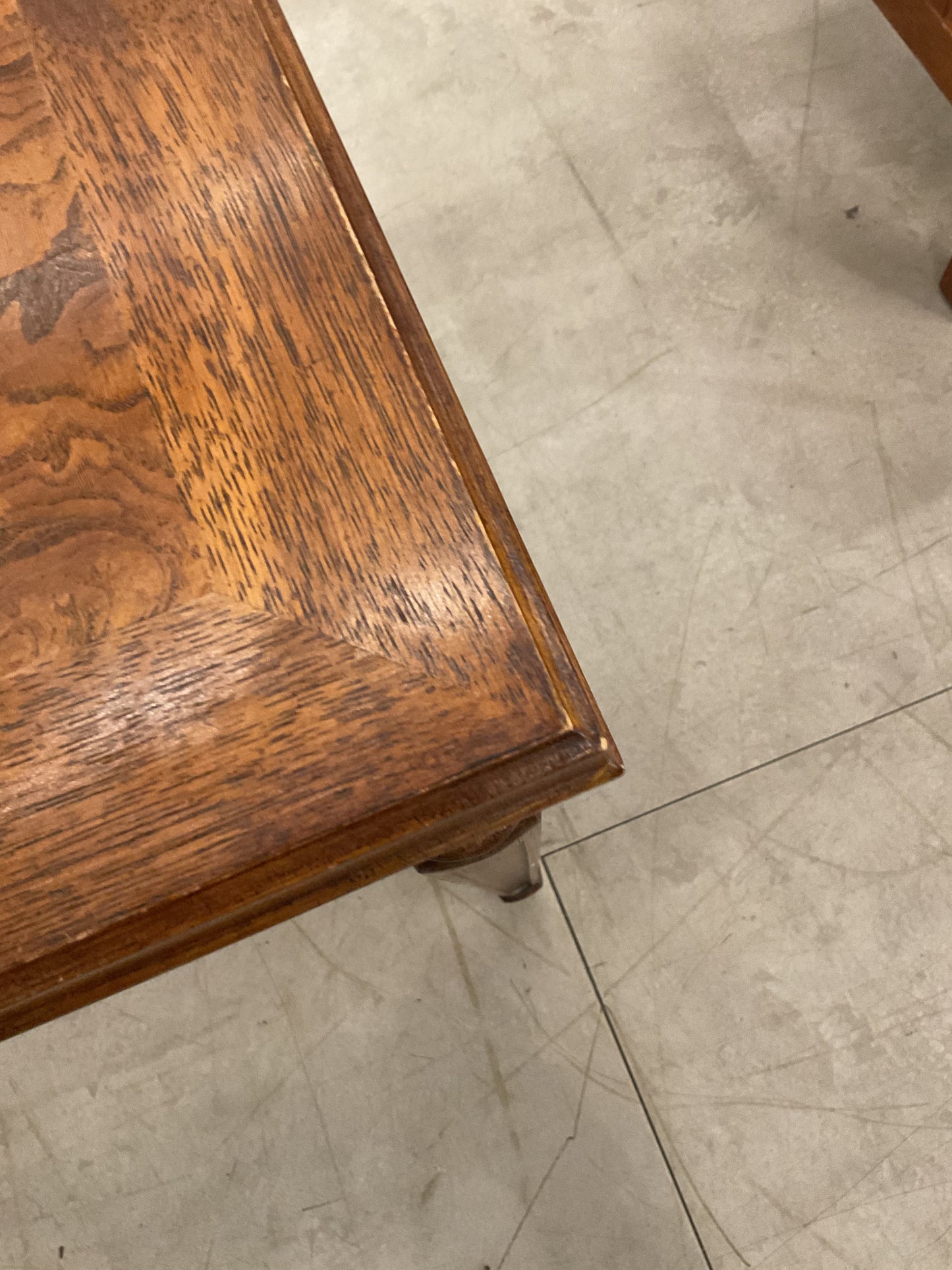 Gold+Wood End Table