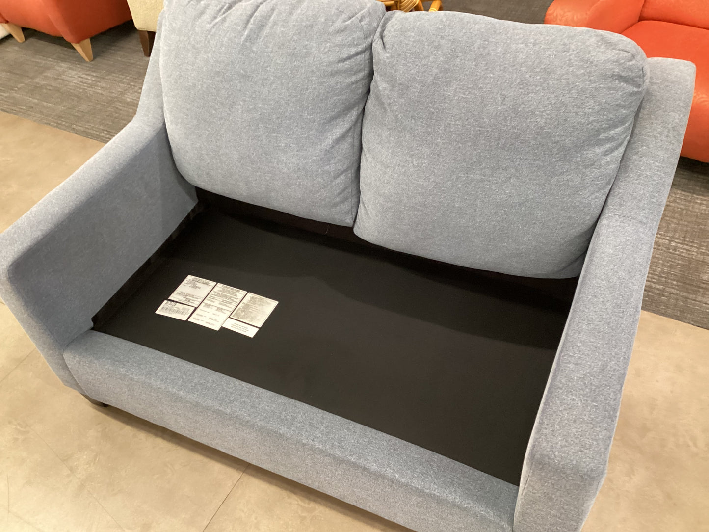 Ashley Furniture Blue Polyester Couch