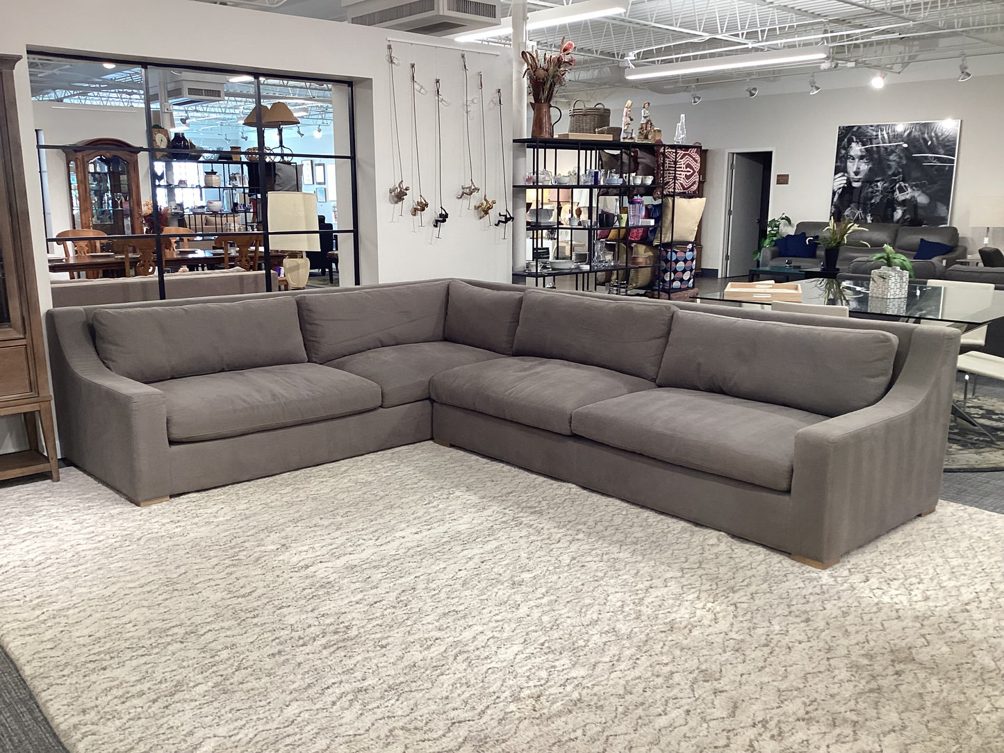 Restoration Hardware Belgian Slope Arm Sectional