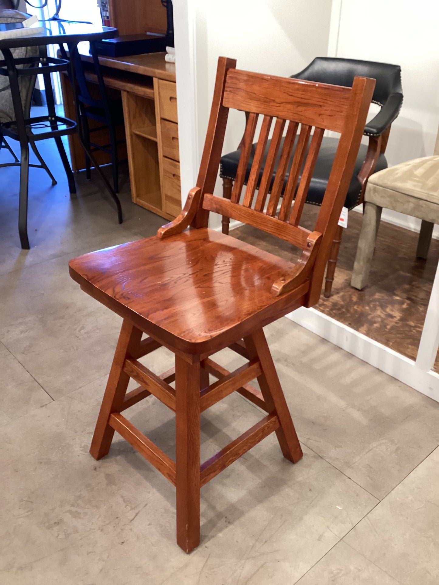 Mission Swivel Barstool