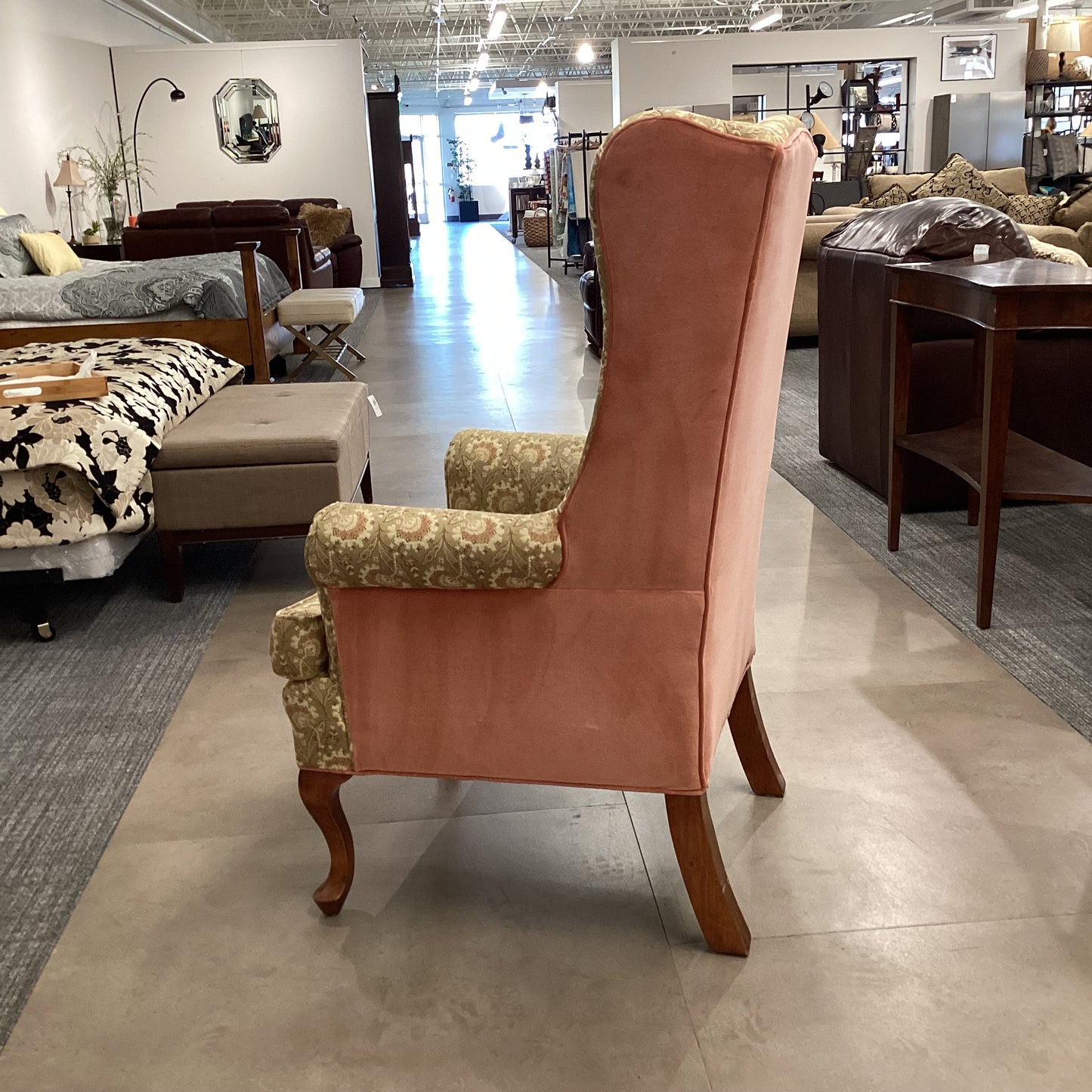 Vintage Peach Pink Chair