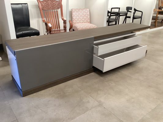 ALEAL Sliding Media Console