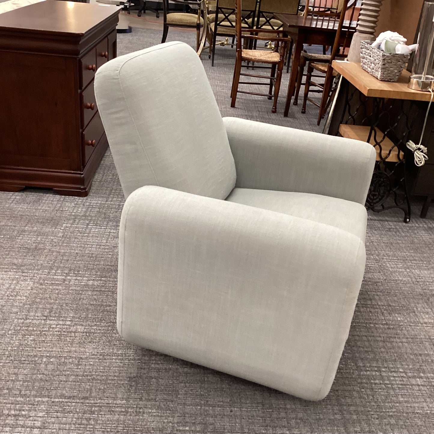 Seafoam Swivel Glider