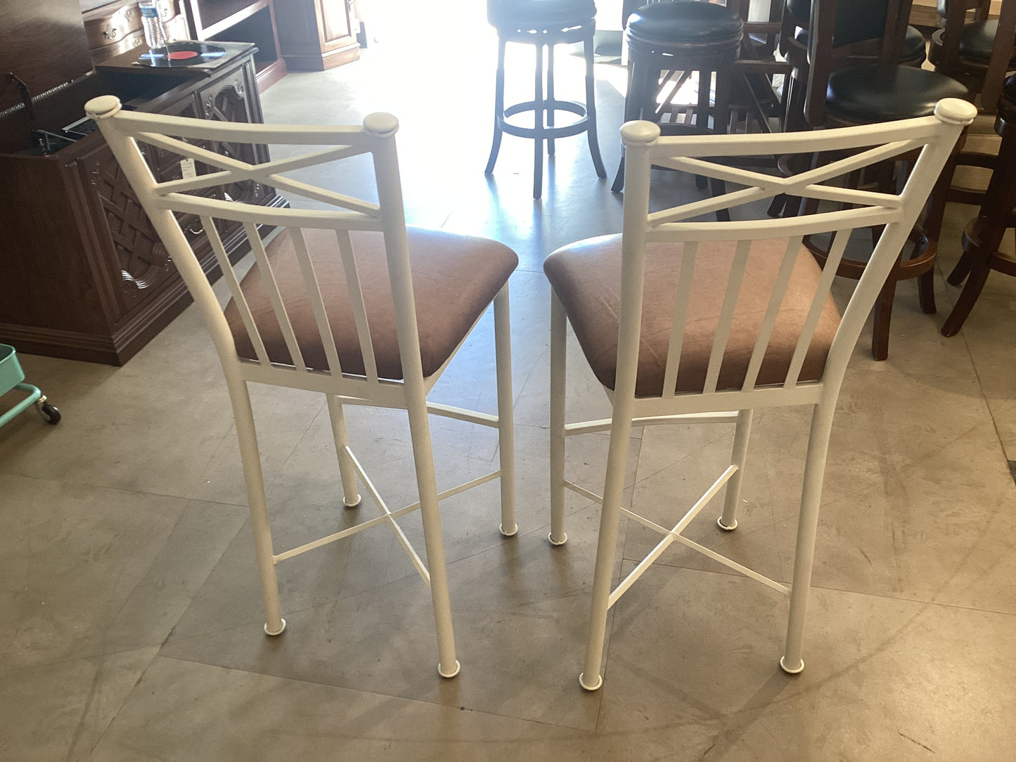 Pair of counter height stools